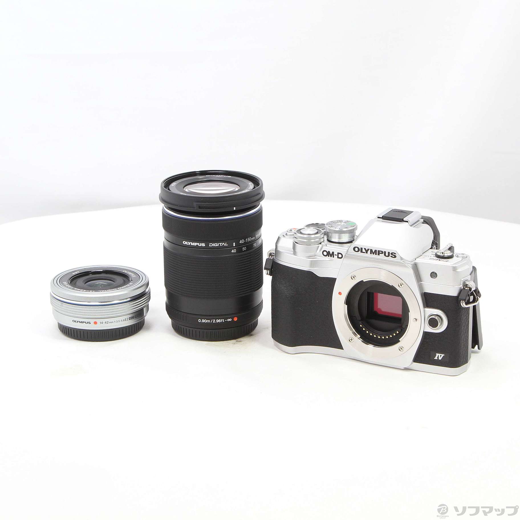 中古】OM-D E-M10 Mark IV EZダブルズームキット シルバー