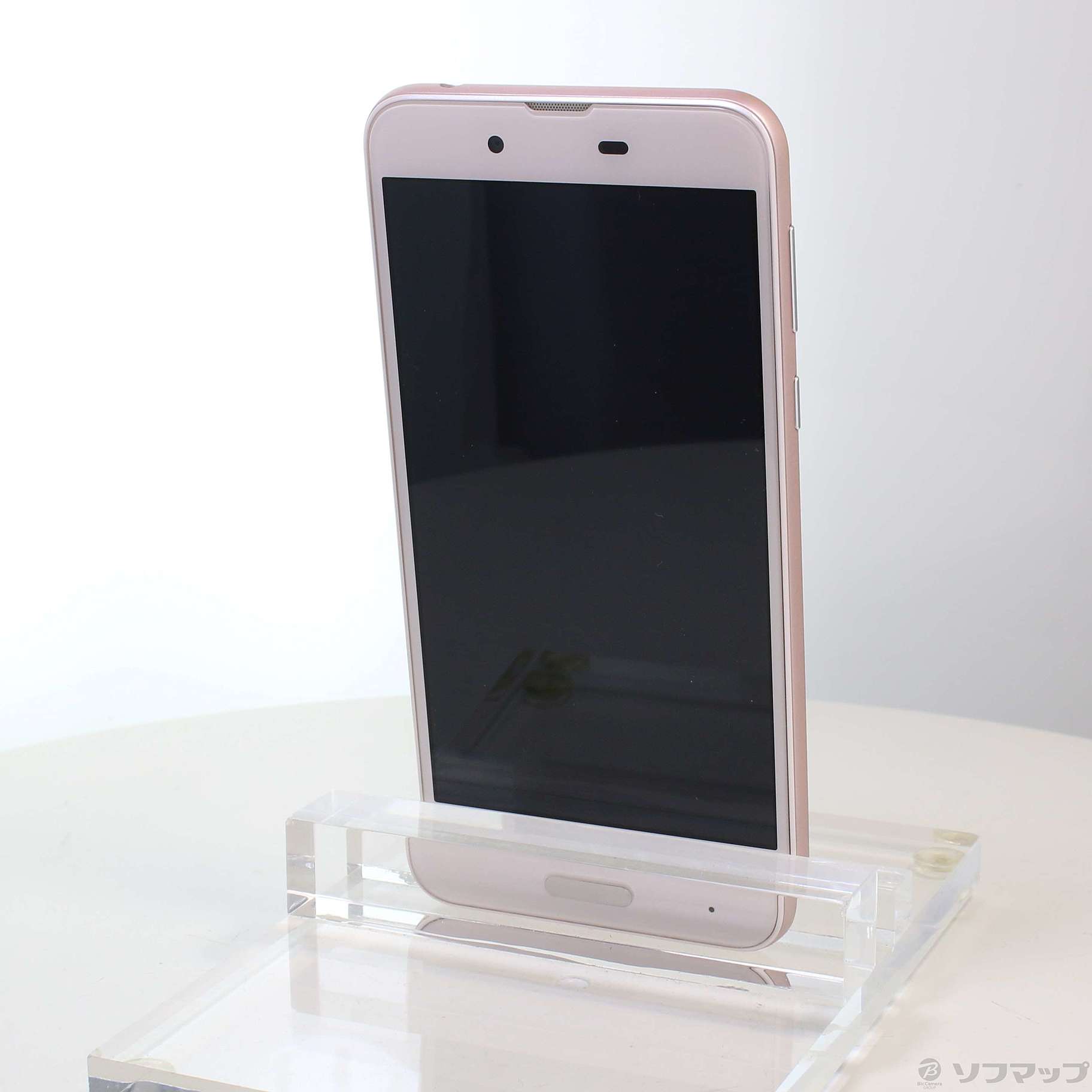 中古】AQUOS sense 32GB ミスティピンク SHV40 auロック解除SIMフリー