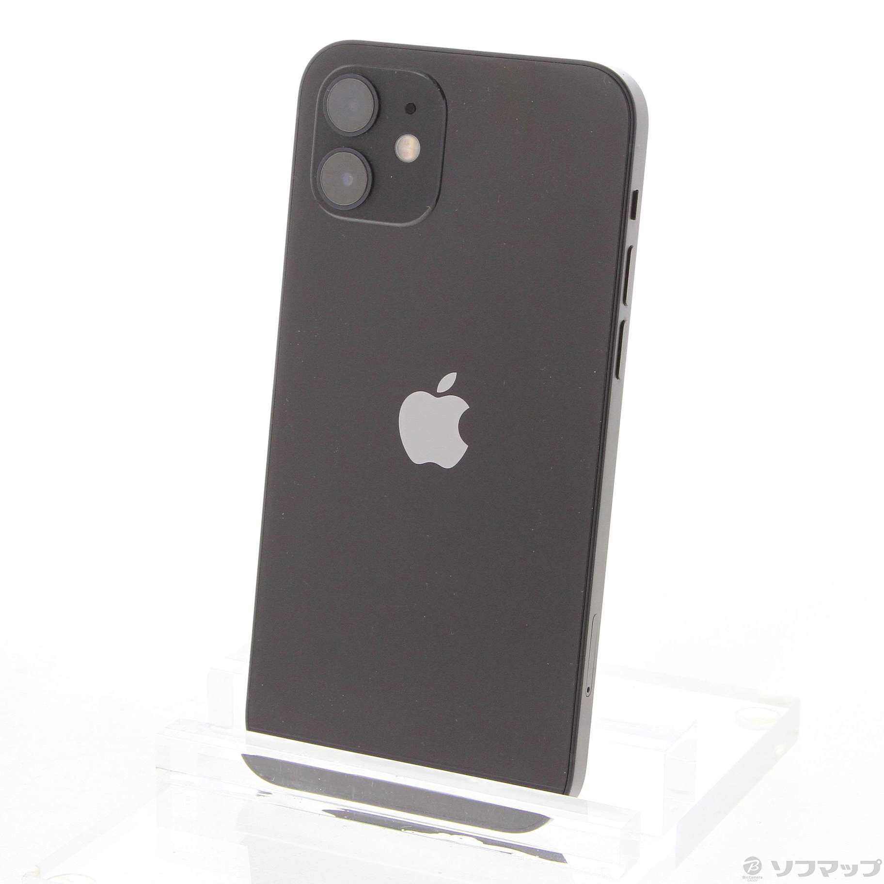 中古】iPhone12 64GB ブラック MGHN3J／A SIMフリー [2133047070656