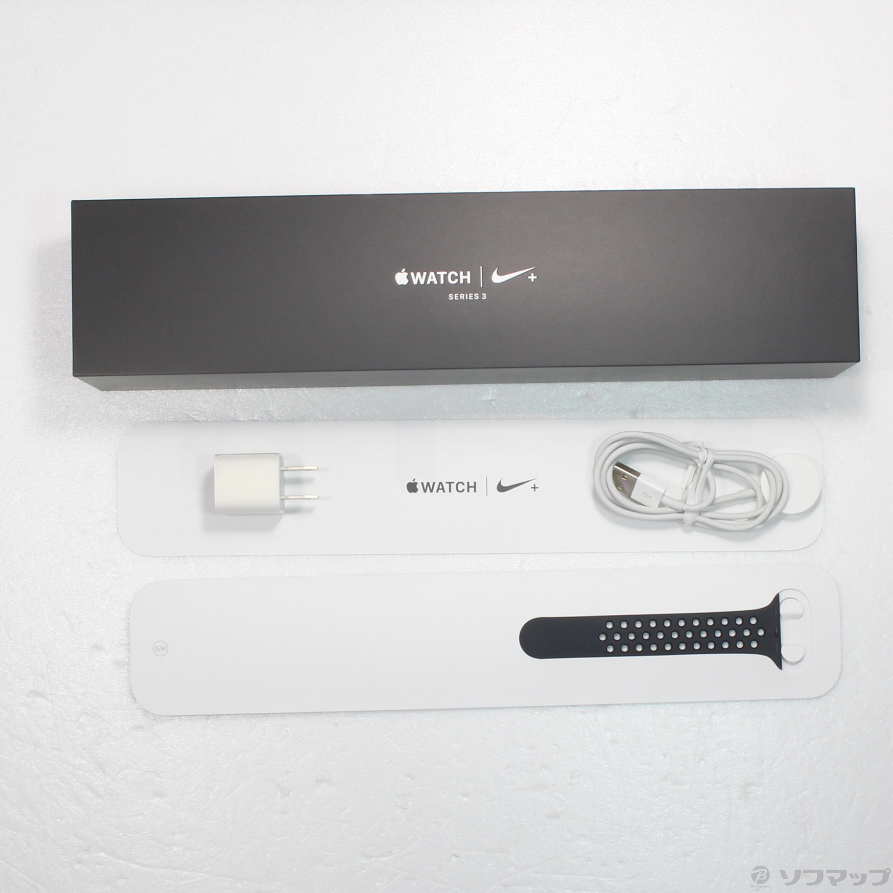 中古】Apple Watch Series 3 Nike+ GPS 42mm スペースグレイ 