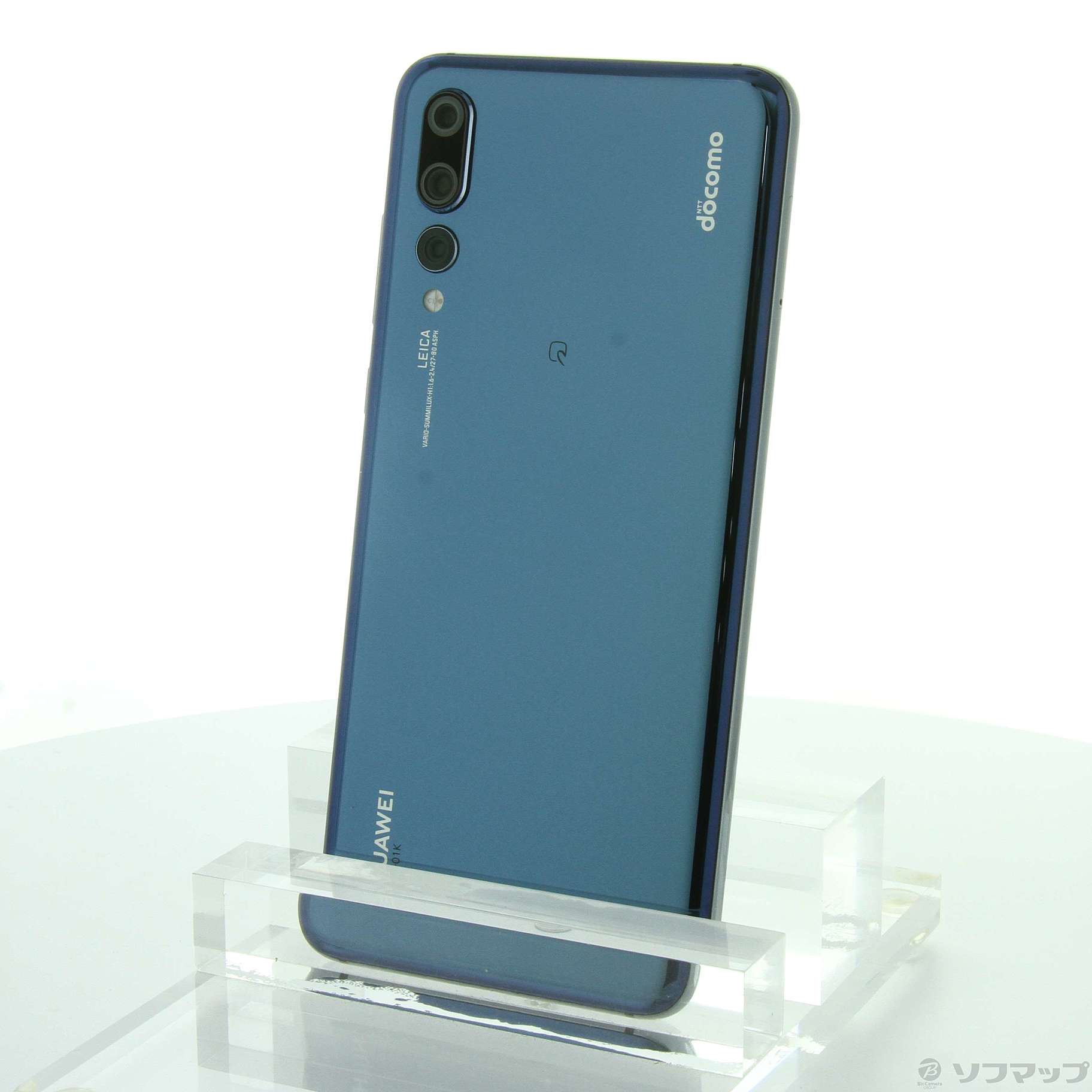 中古】HUAWEI P20 Pro 128GB ミッドナイトブルー HW-01K docomoロック