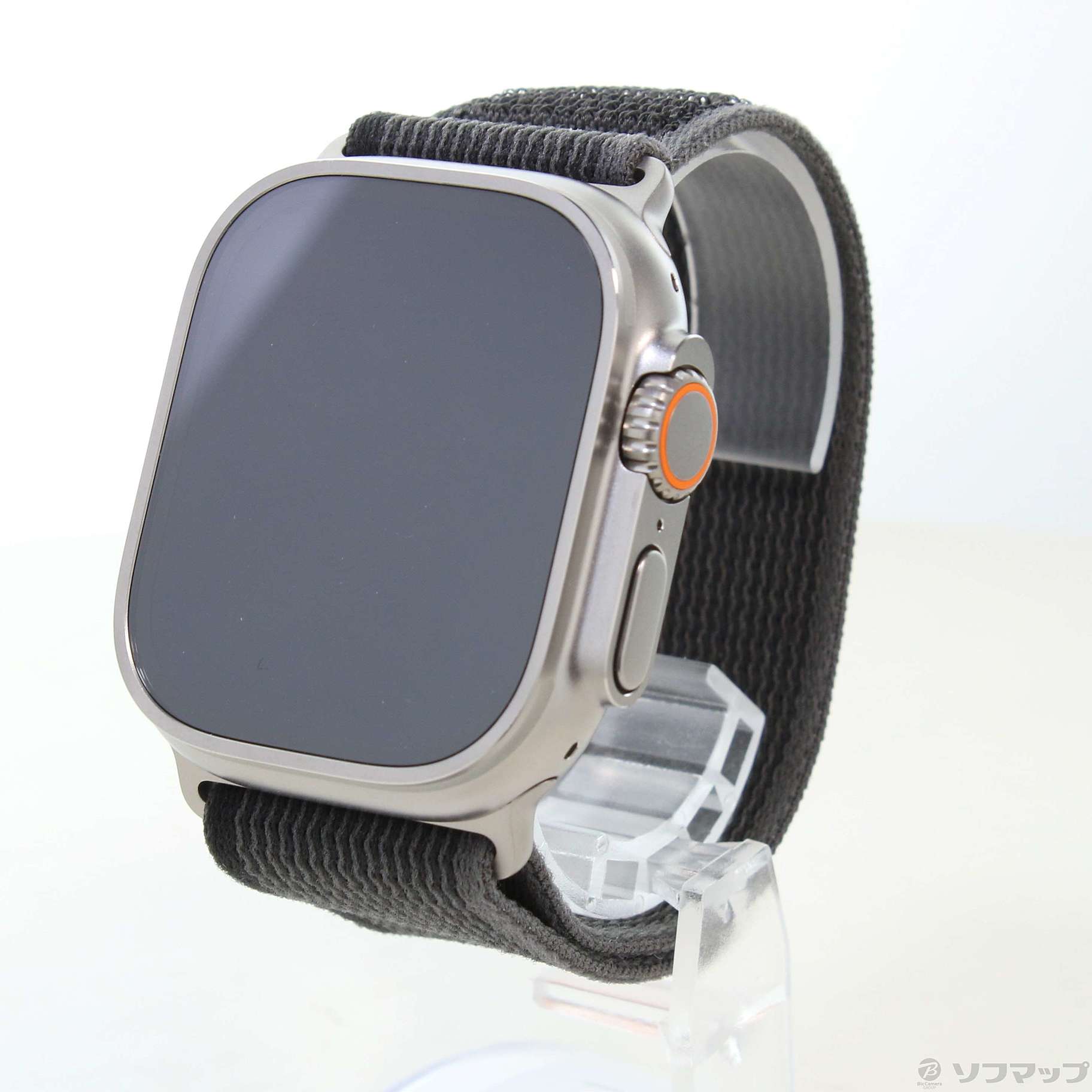 Apple Watch Ultra 49mm ブラック/グレイトレイルループ