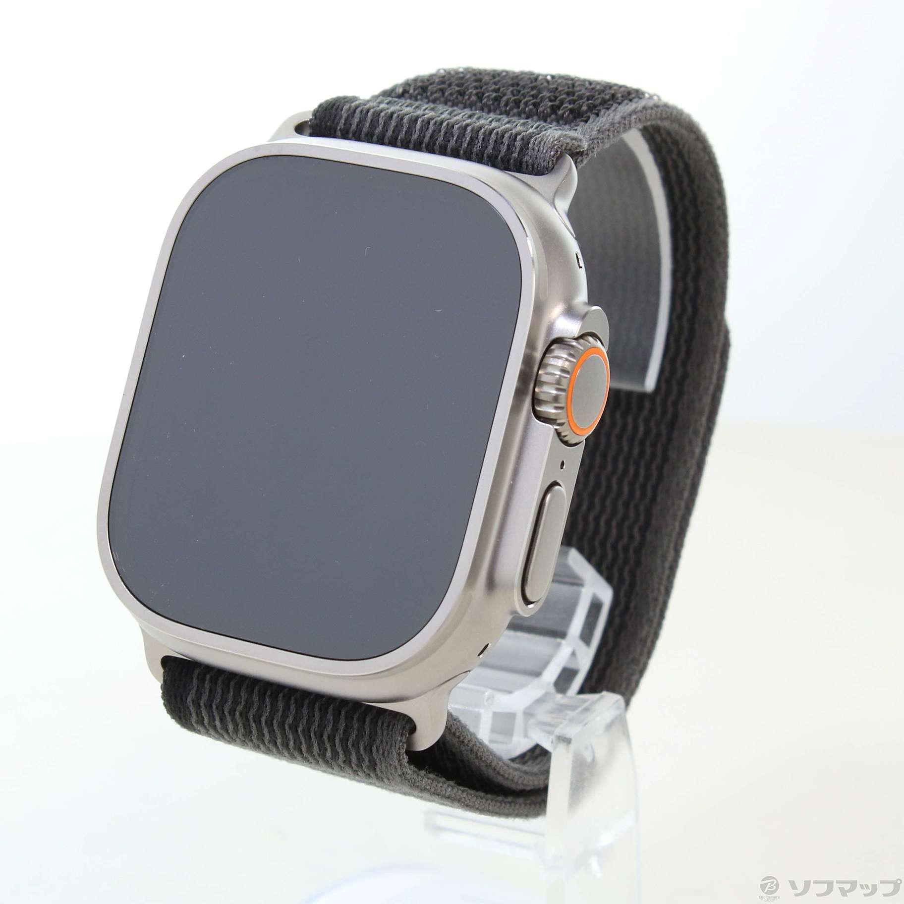 〔展示品〕 Apple Watch Ultra GPS + Cellular 49mm チタニウムケース ブラック／グレイトレイルループ
