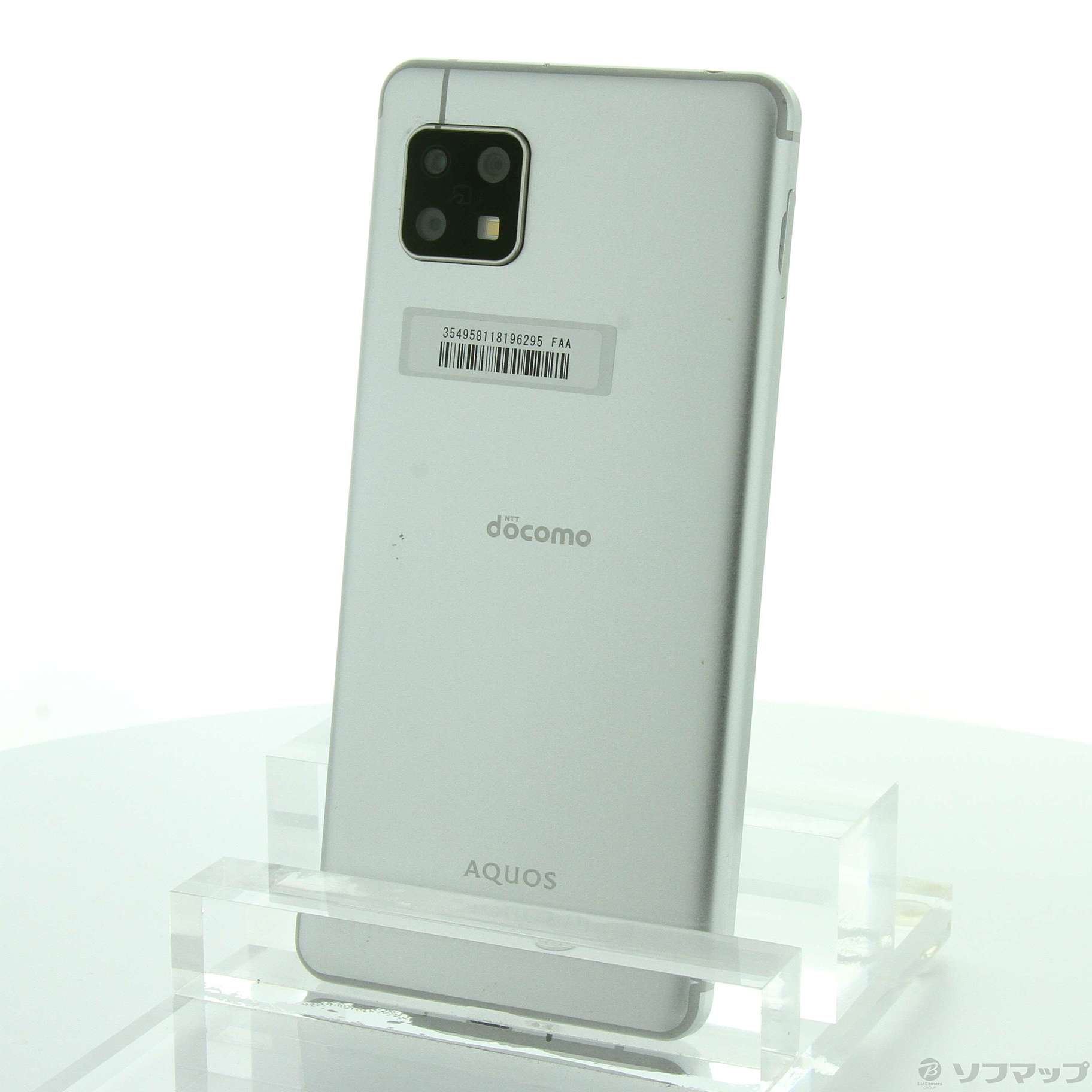 中古】AQUOS sense4 64GB シルバー SH-41A docomoロック解除SIMフリー