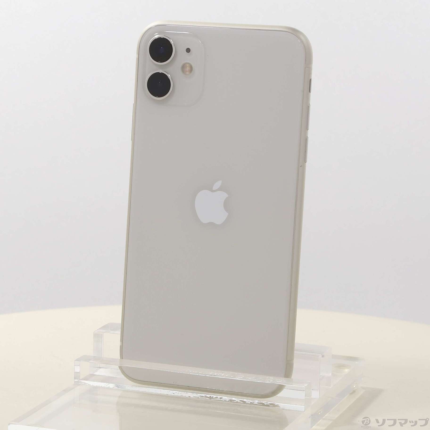 中古】iPhone11 64GB ホワイト MWLU2J／A SIMフリー [2133047112684