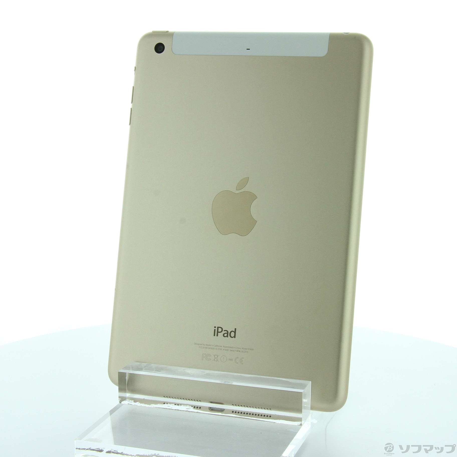 中古】iPad mini 3 64GB ゴールド MGYN2J／A SoftBank [2133047112707