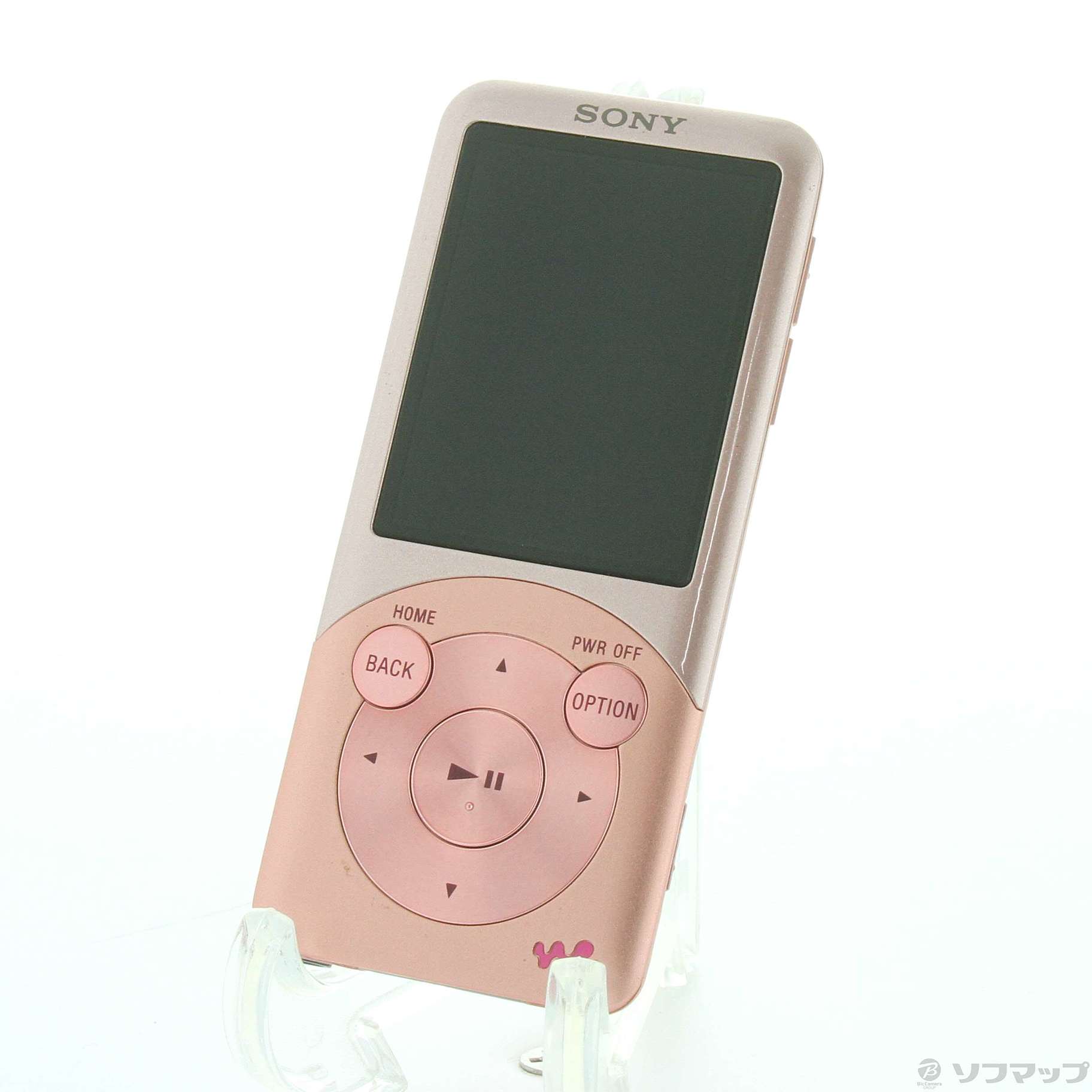 中古】WALKMAN S750シリーズ メモリ16GB ライトピンク NW-S755 (PI