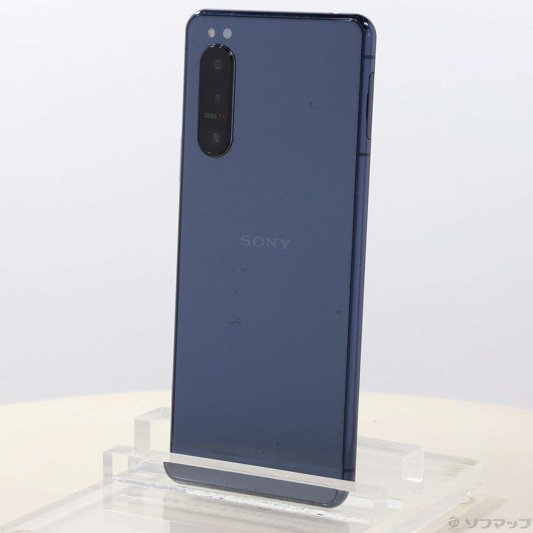 中古】セール対象品 Xperia 5 II 128GB ブルー SOG02 auロック