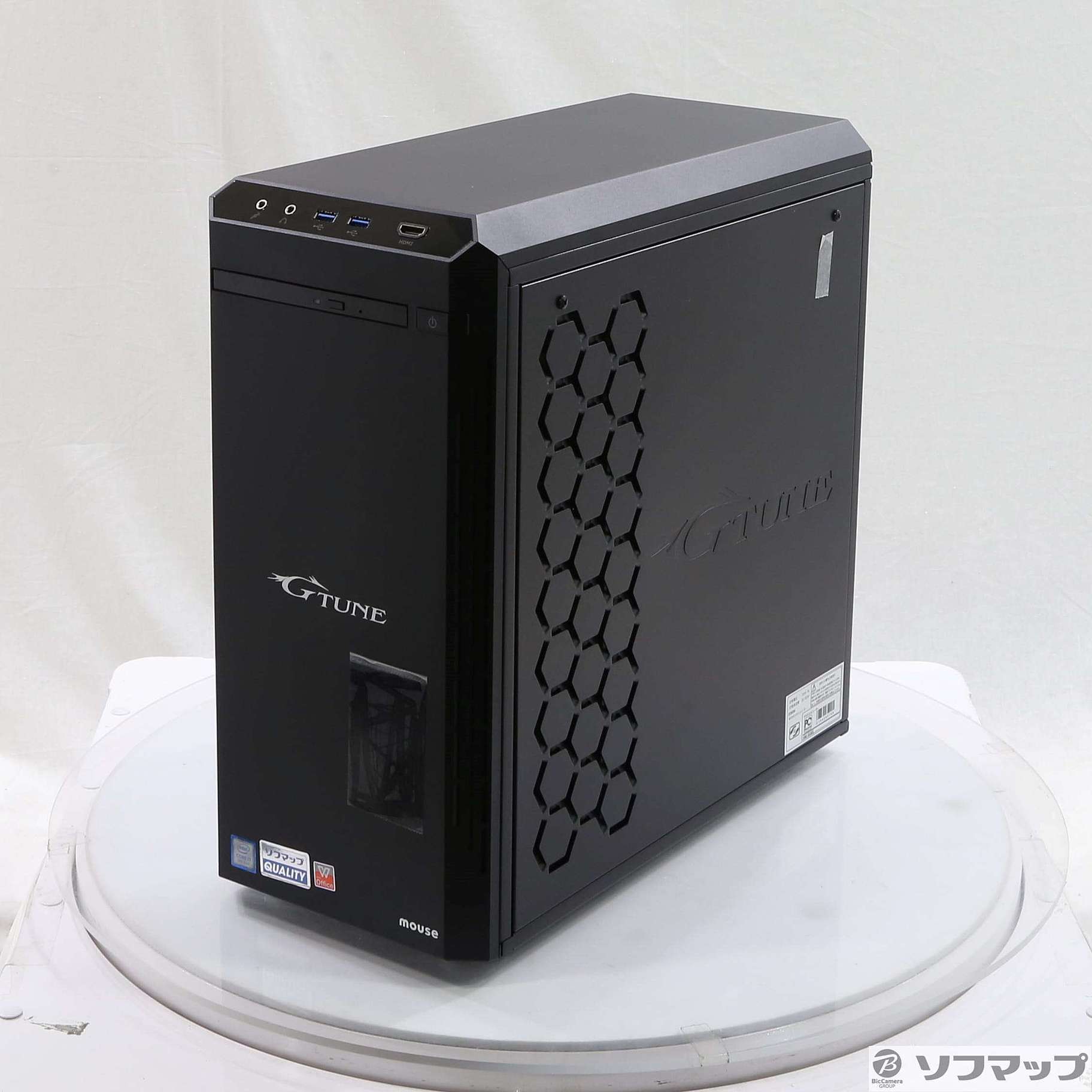 中古】G-TUNE HM-B360 ［Core i7 9700 (3GHz)／16GB／HDD2TB／SSD512GB