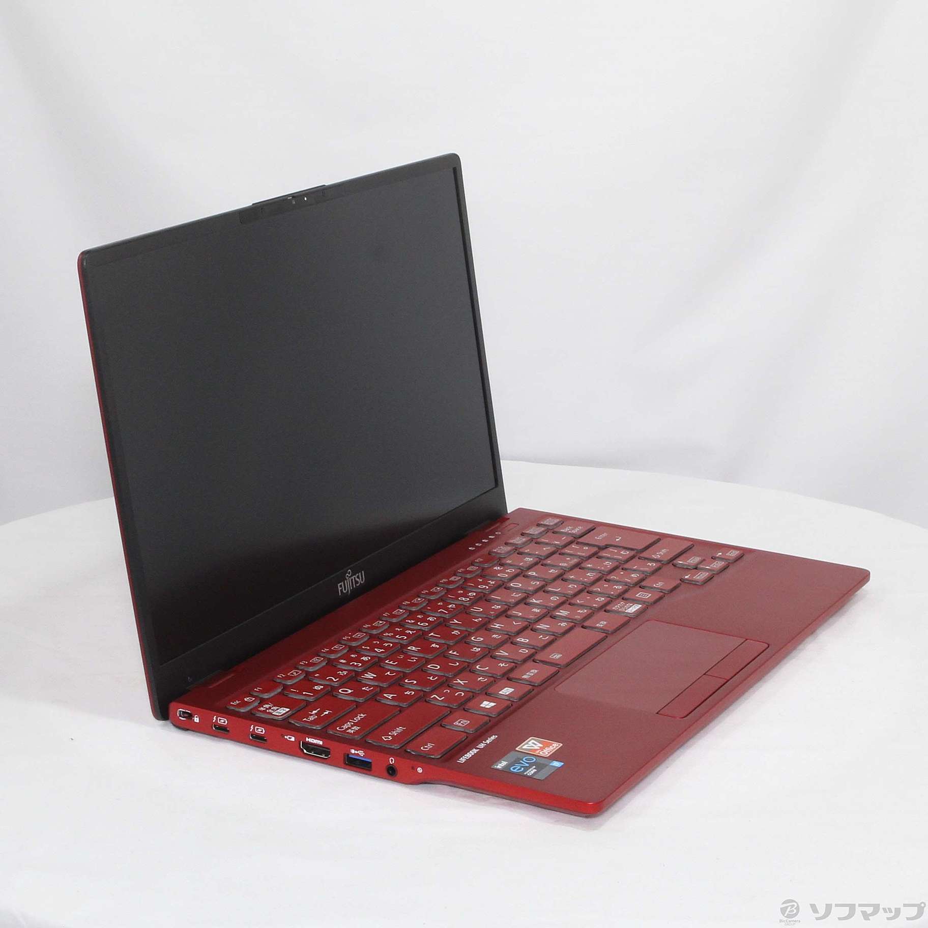 中古】LIFEBOOK UH90／F3 FMVU90F3R ガーネットレッド ［Core i7