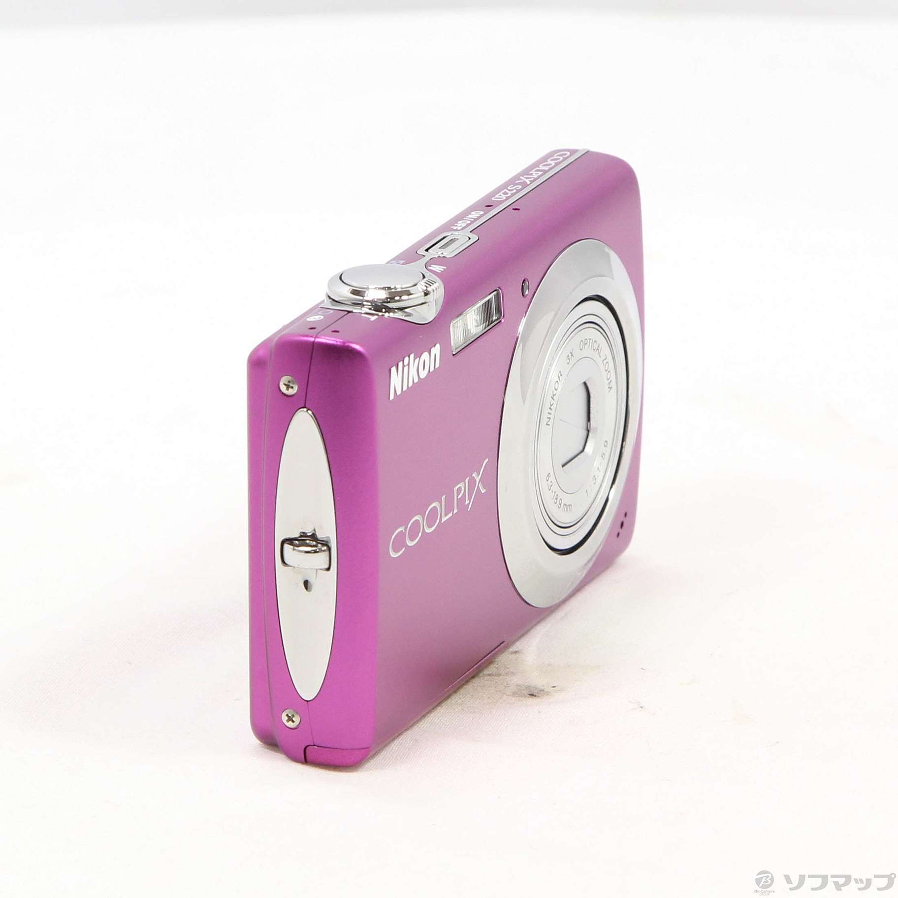 中古】COOLPIX S220 (1000万画素／3倍ズーム／ビビッドピンク