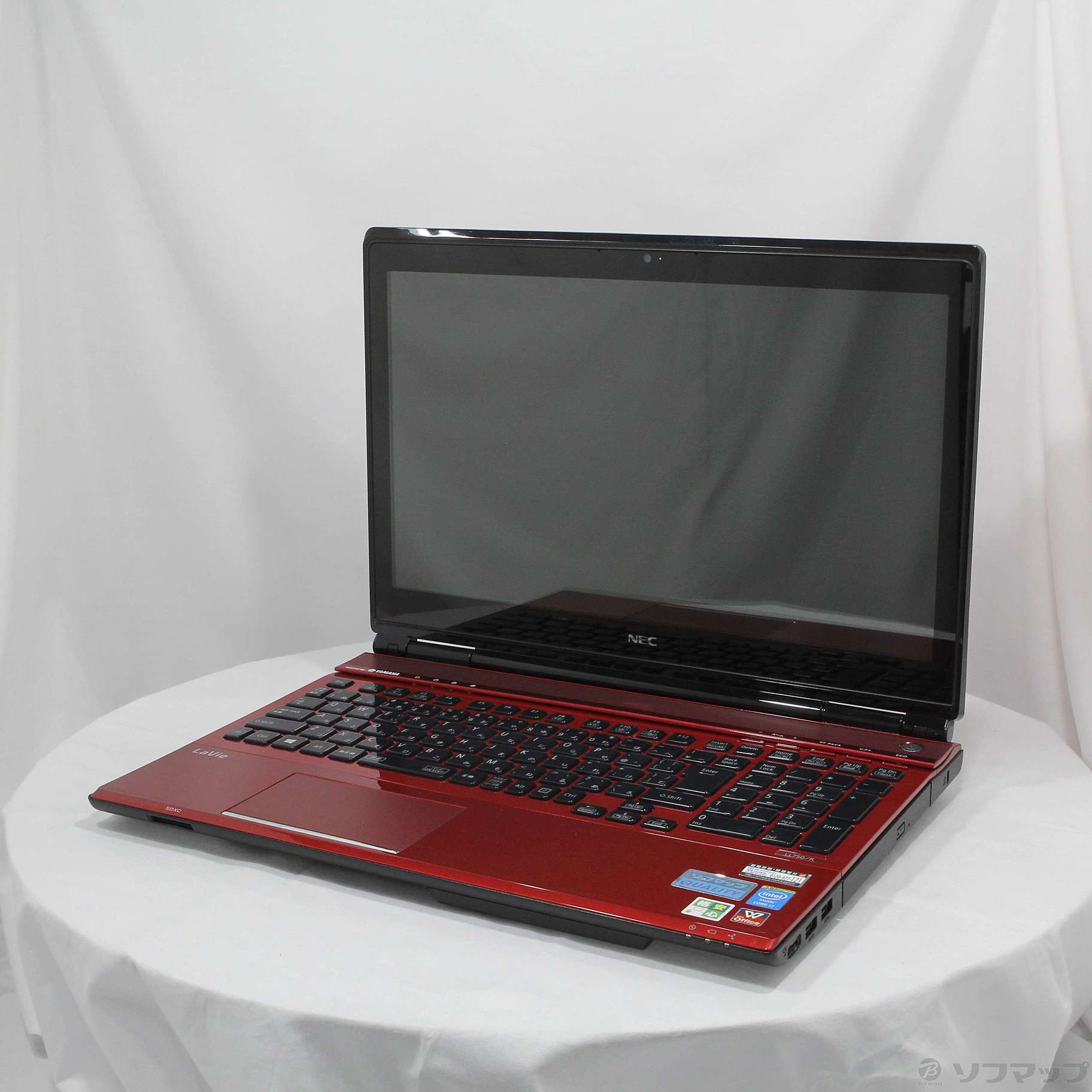 中古】格安安心パソコン LaVie L PC-LL750RSR-KS クリスタルレッド