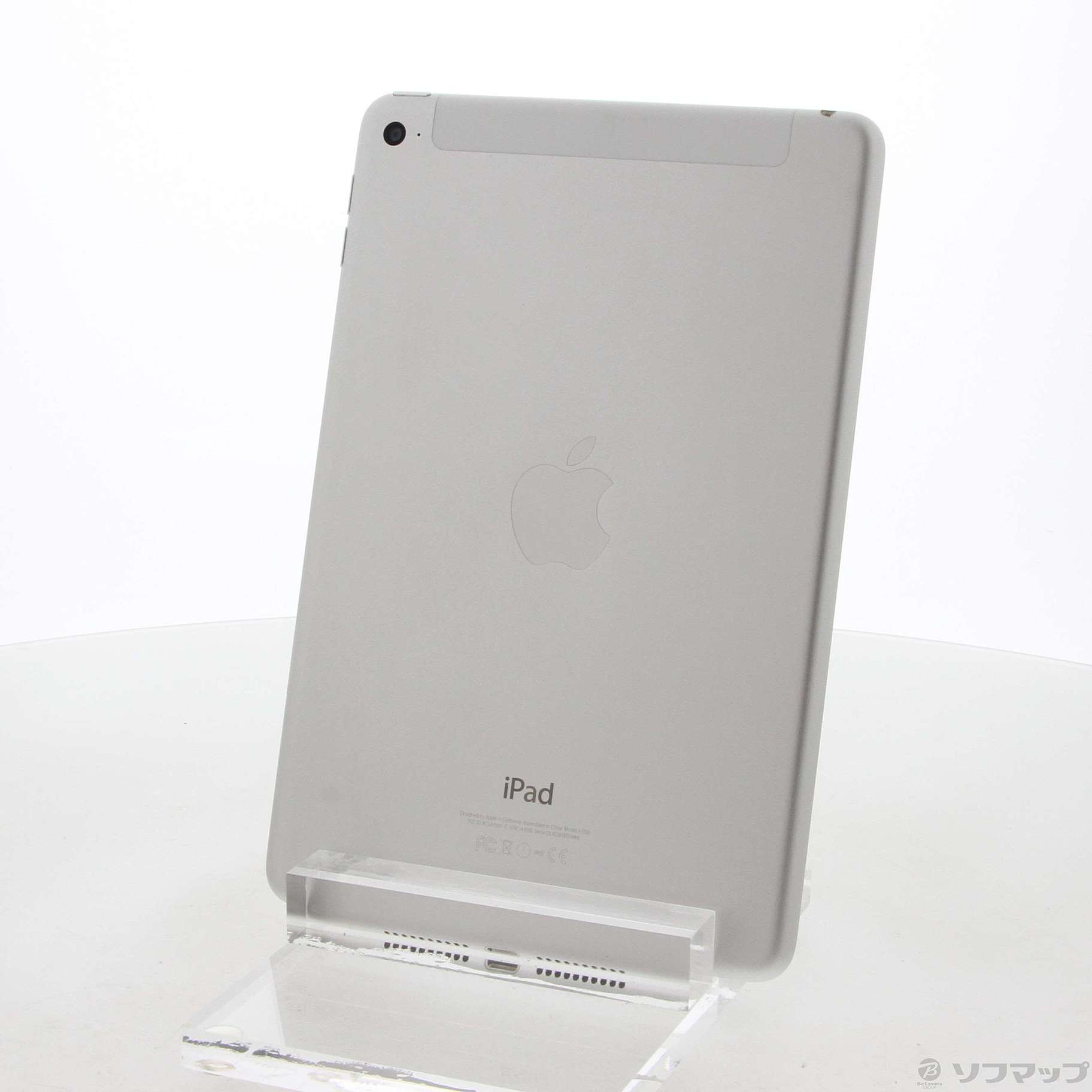 中古】iPad mini 4 64GB シルバー MK732J／A auロック解除SIMフリー ...