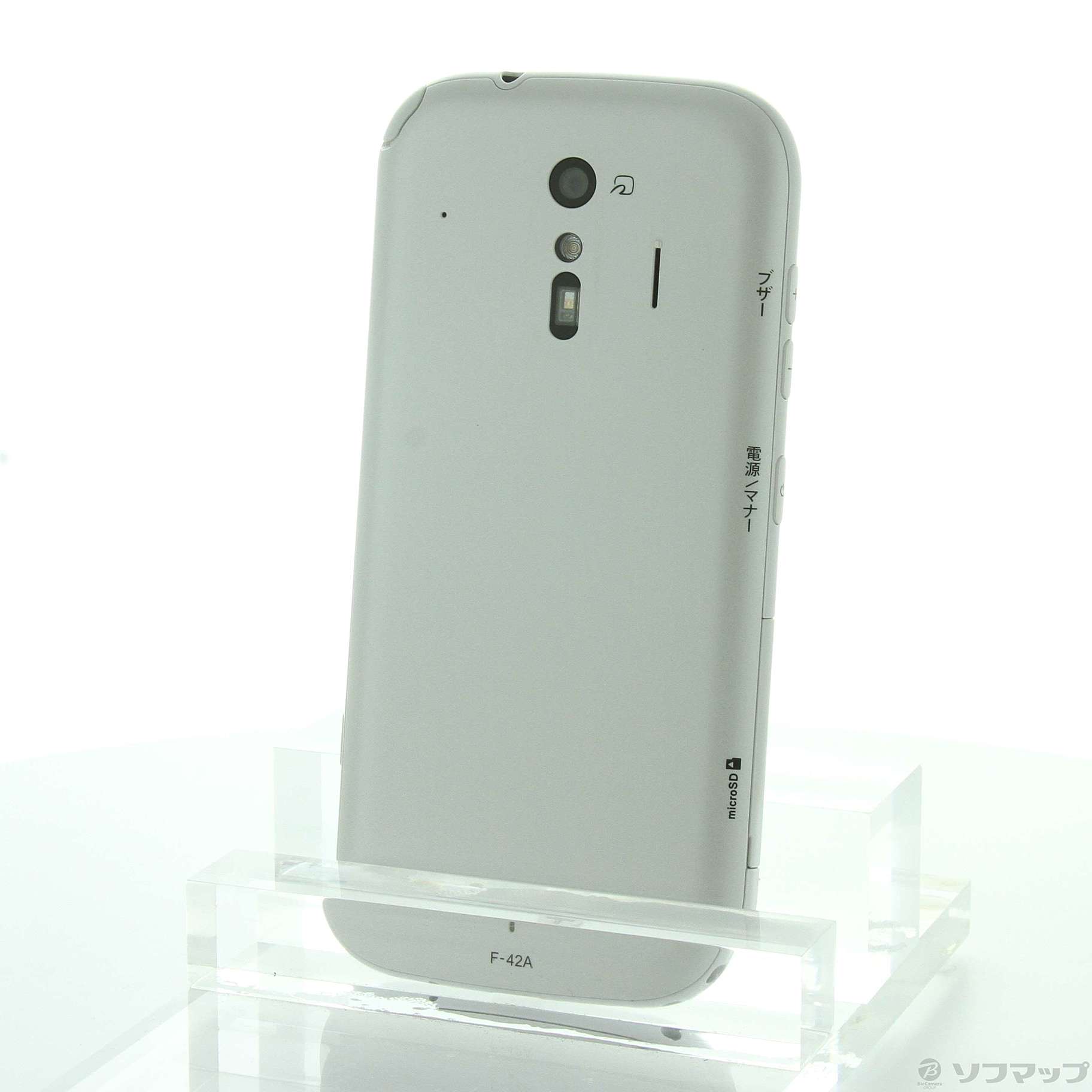 中古】らくらくスマートフォン 32GB ホワイト F-42A docomoロック解除