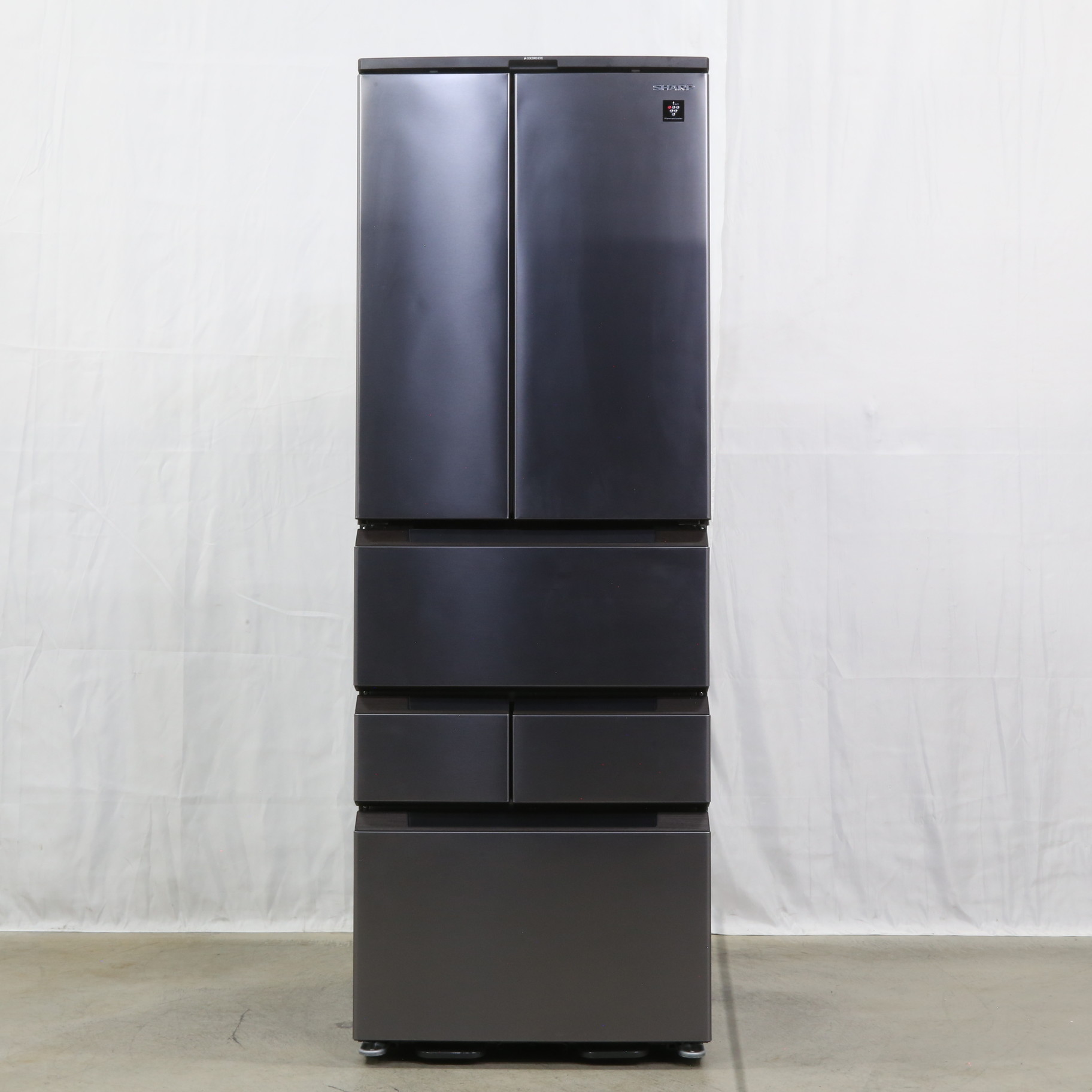 中古】〔展示品〕 冷蔵庫 ラスティックダークメタル SJ-MF50J-H ［6 