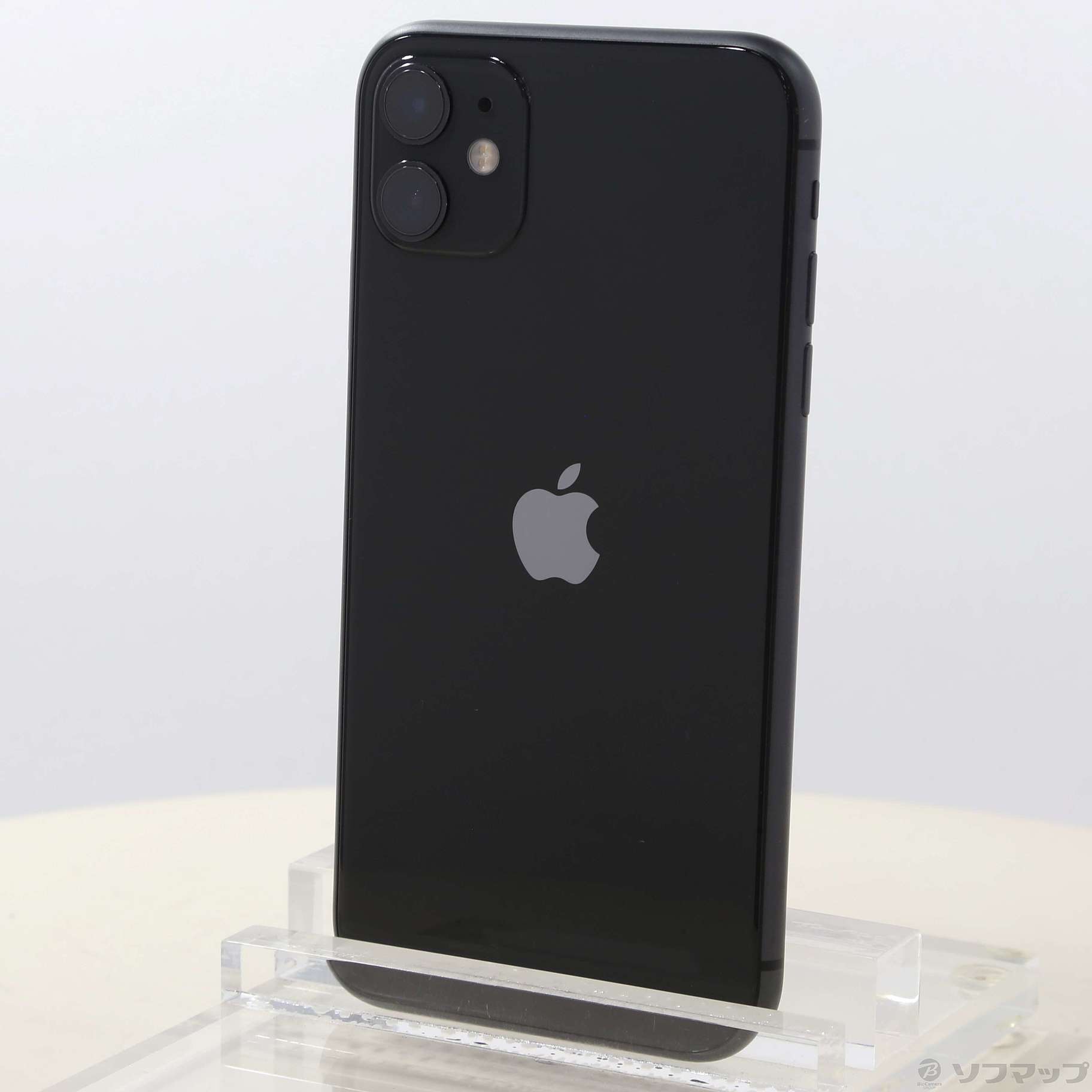 中古】iPhone11 64GB ブラック MWLT2J／A SoftBank 〔ネットワーク利用