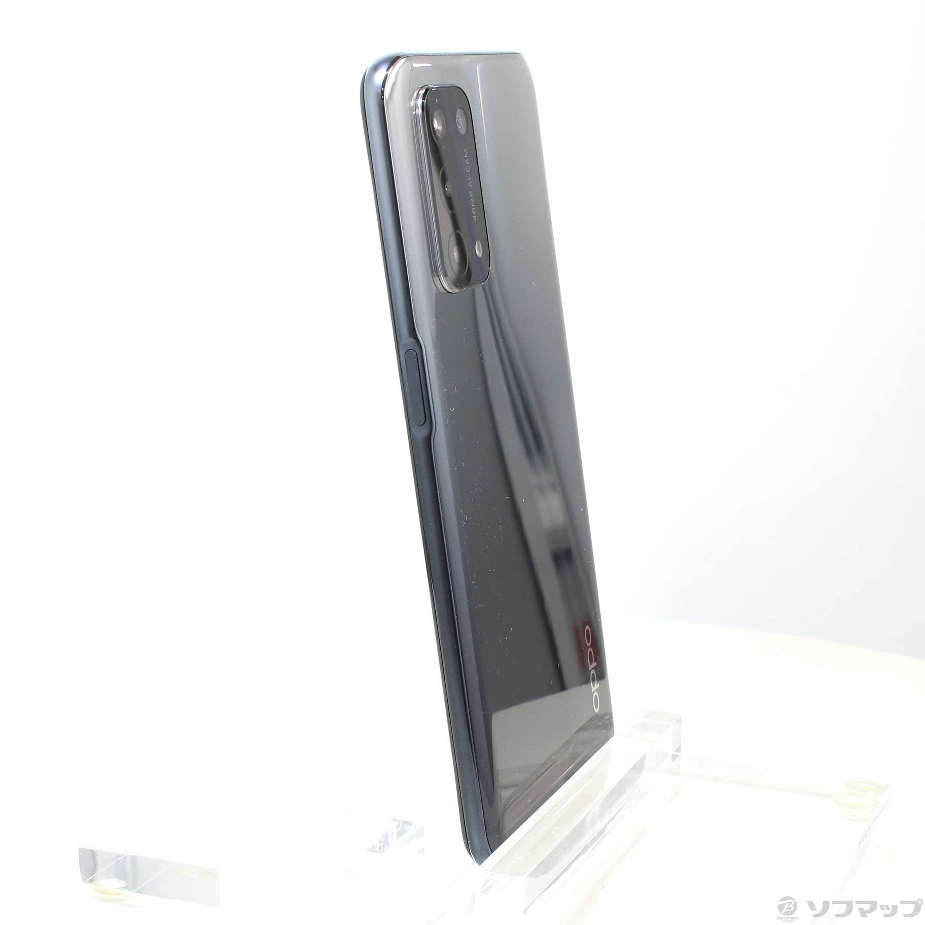 中古】OPPO A54 5G 64GB シルバーブラック OPG02 auロック解除SIM