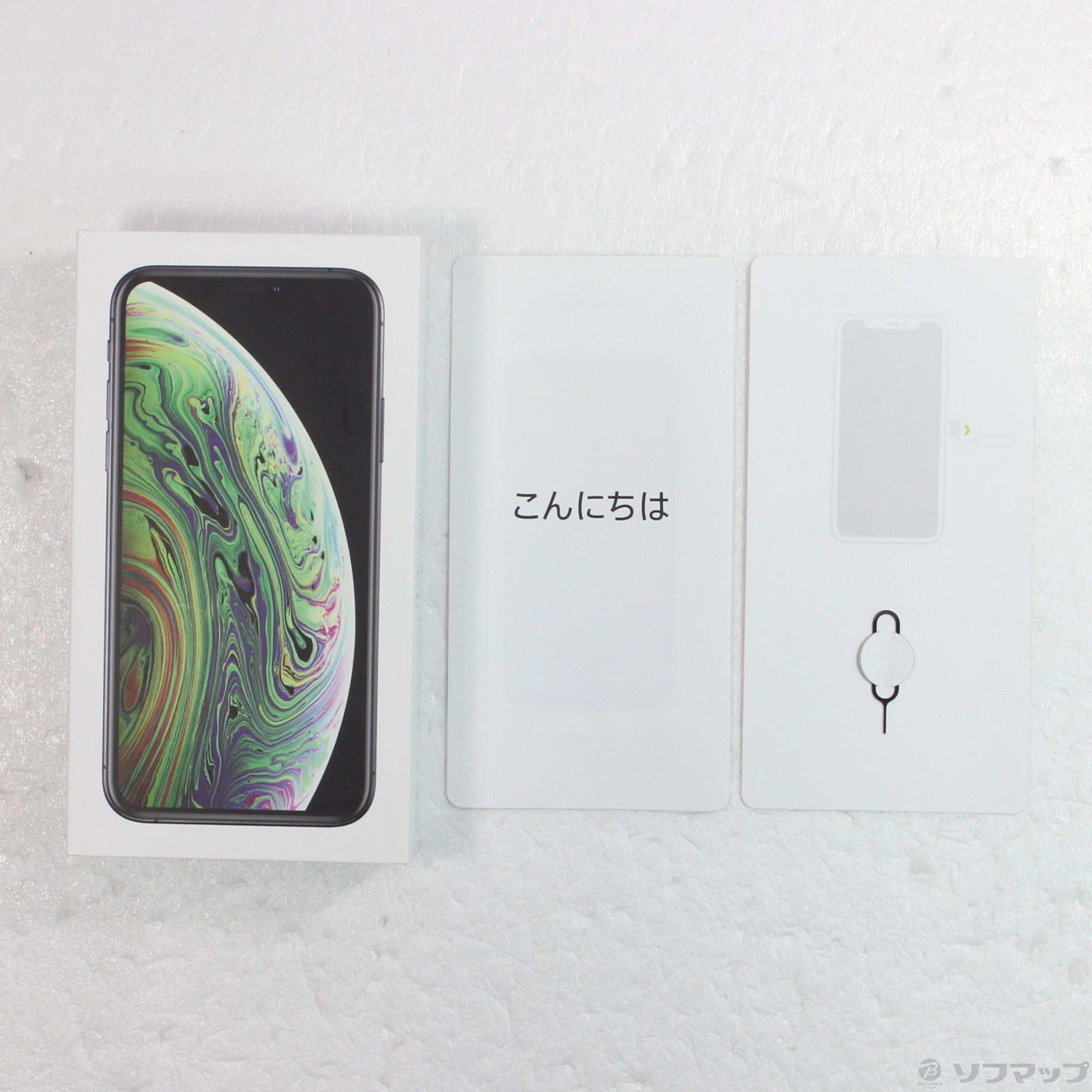 中古】iPhoneXS 64GB スペースグレイ MTAW2J／A SoftBank