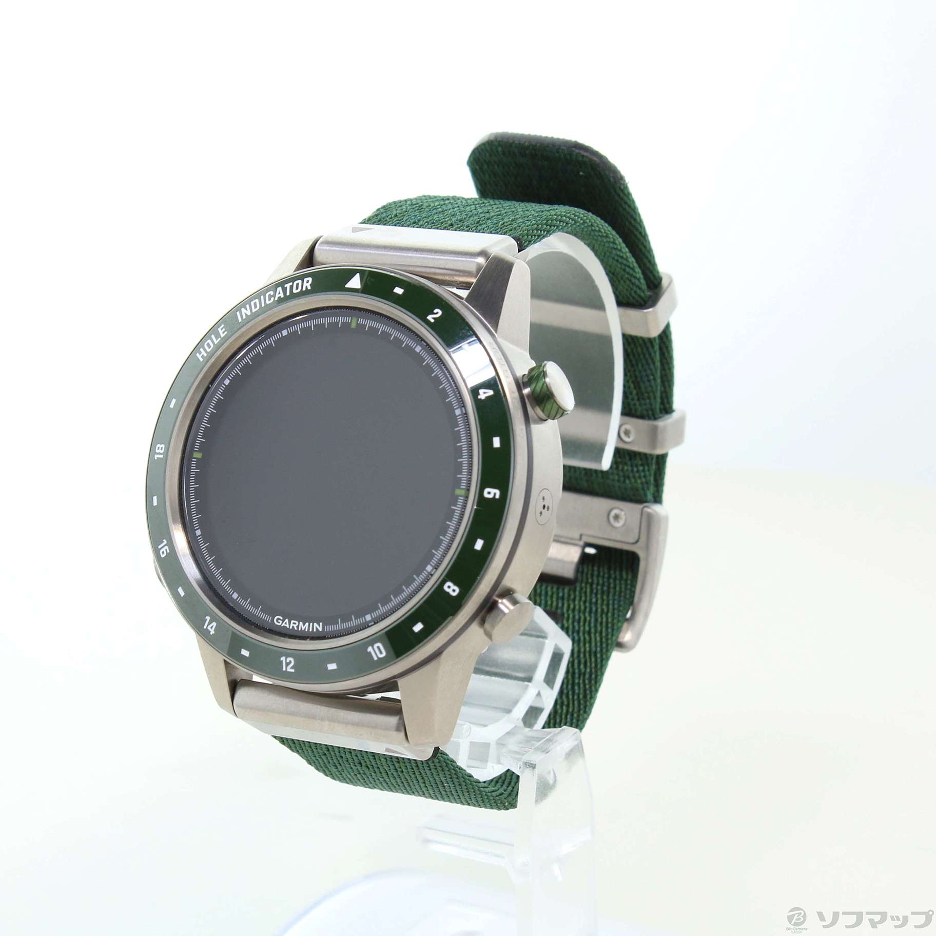 MARQ GOLFER デジタル腕時計 グリーンバンド