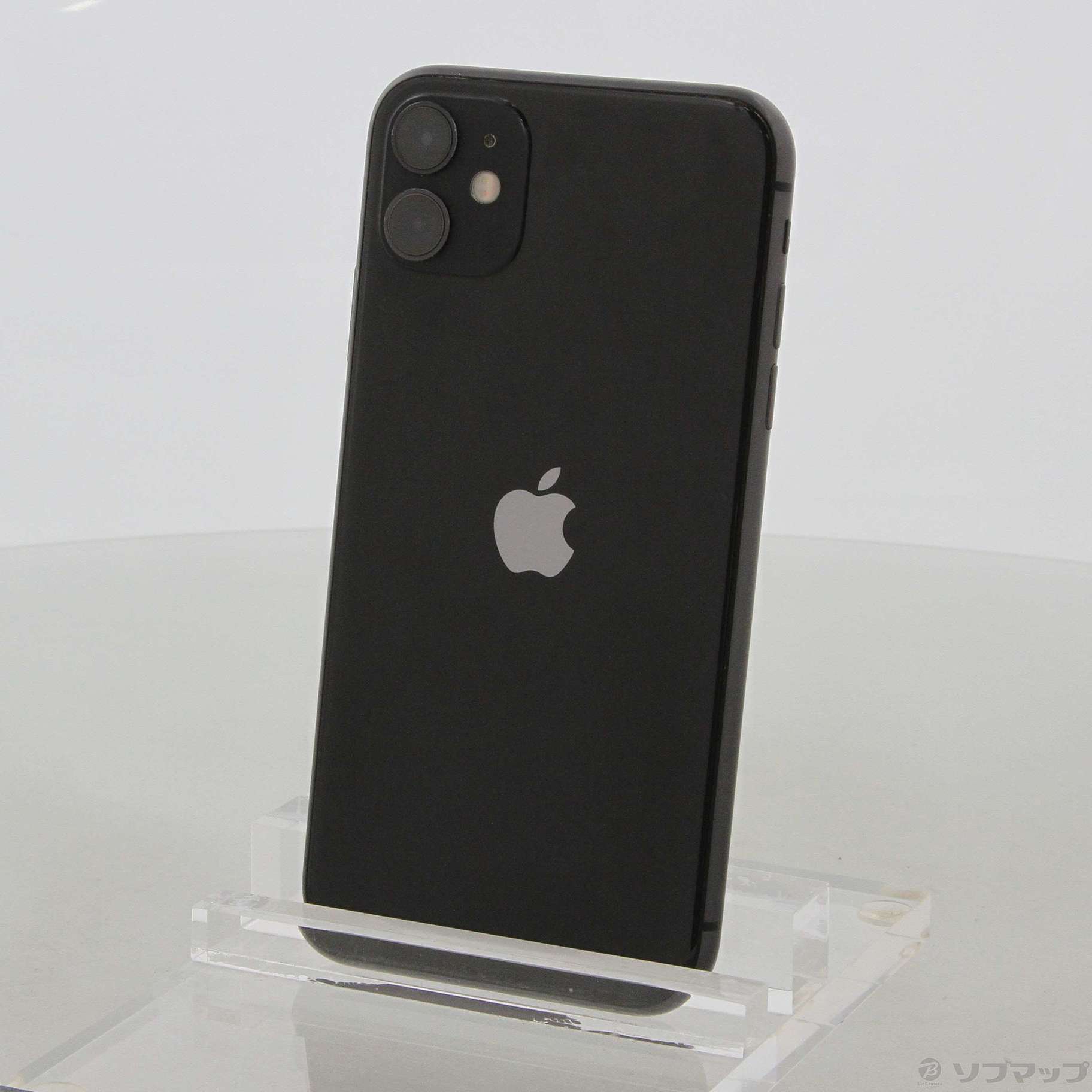 中古】iPhone11 64GB ブラック MWLT2J／A SIMフリー 〔ネットワーク