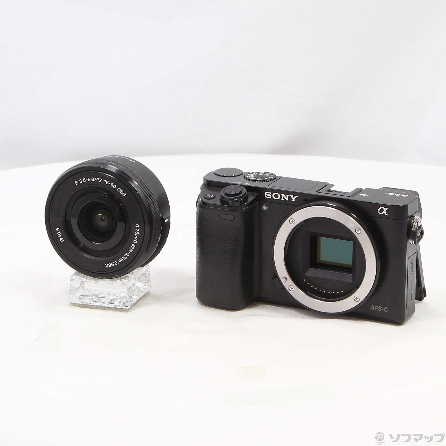 中古】α6000 パワーズームレンズキット ブラック ILCE-6000L