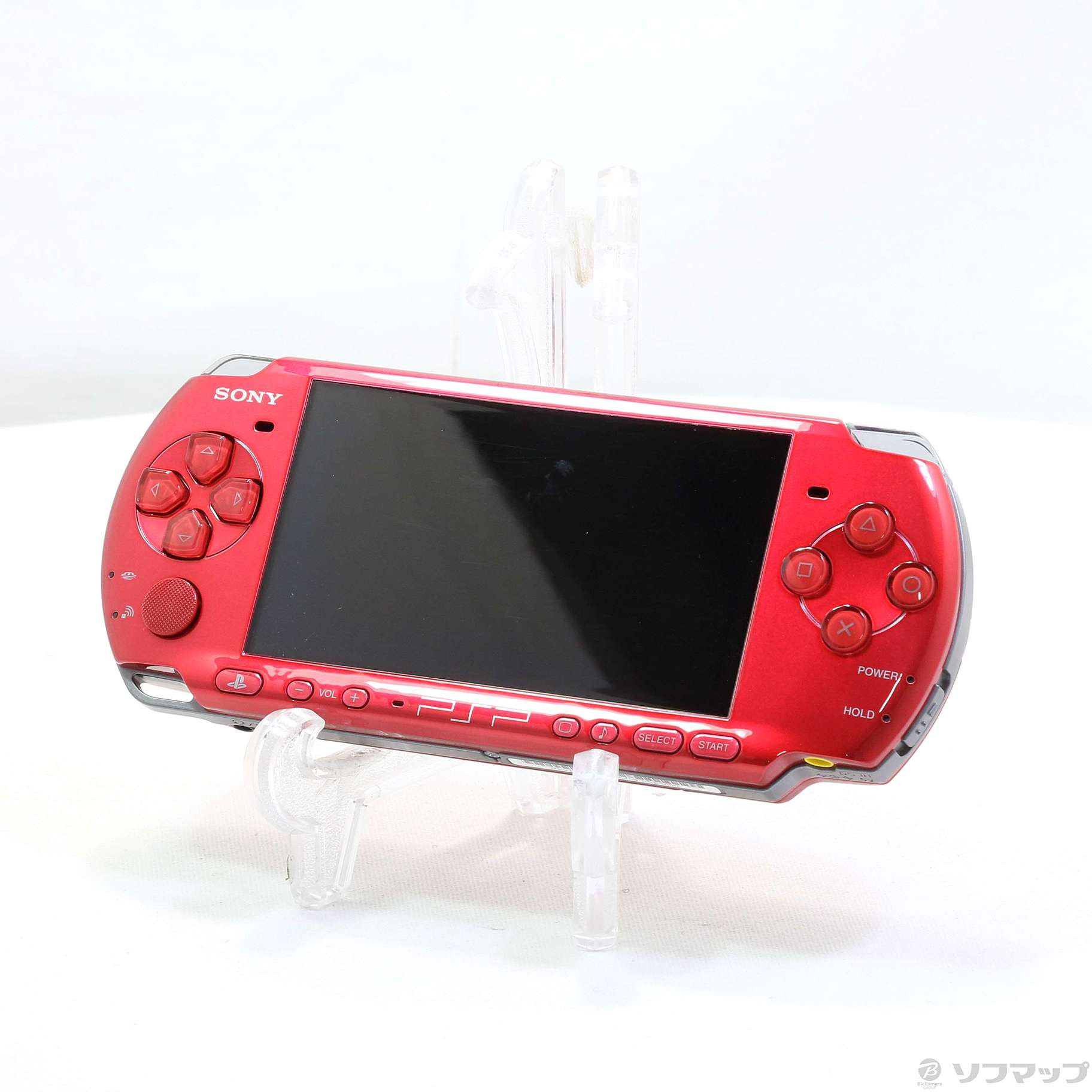 258【美品】PSP3000 ラディアントレッド 本体 PSP-3000RR - 携帯用