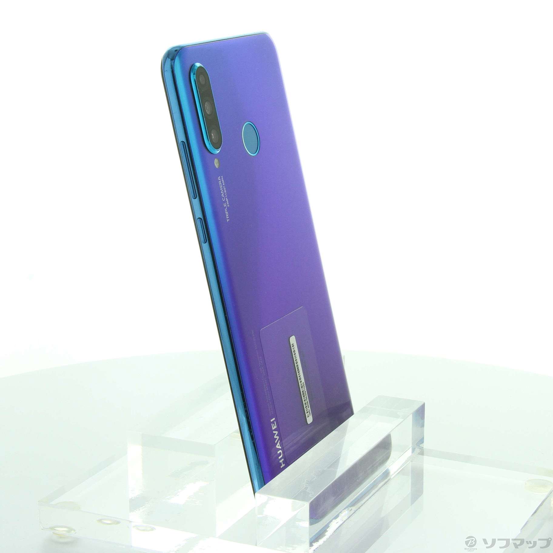 中古】HUAWEI P30 lite 64GB ピーコックブルー HWSEC1 Y!mobile