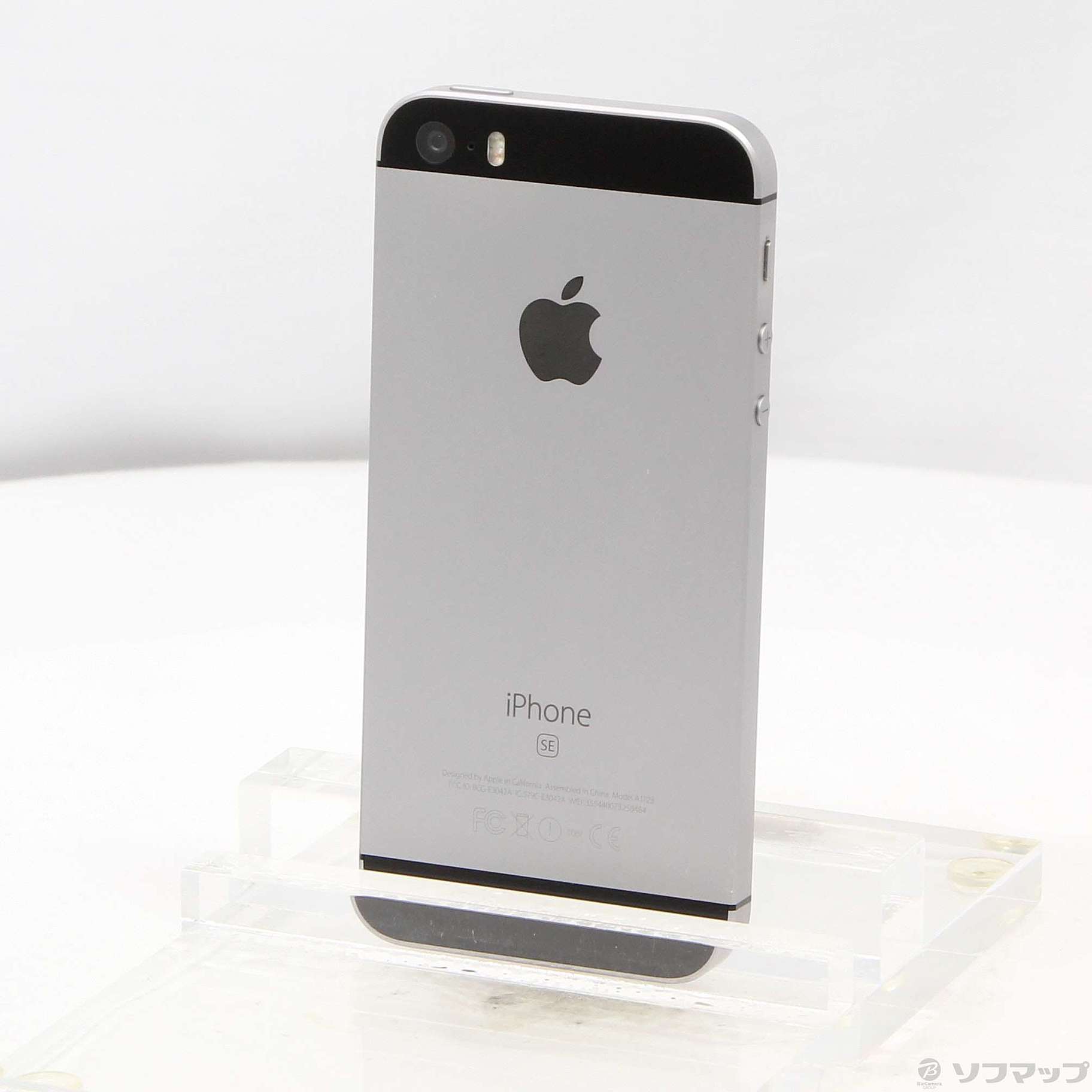 中古】iPhone SE 64GB スペースグレイ MLM62J／A SIMフリー