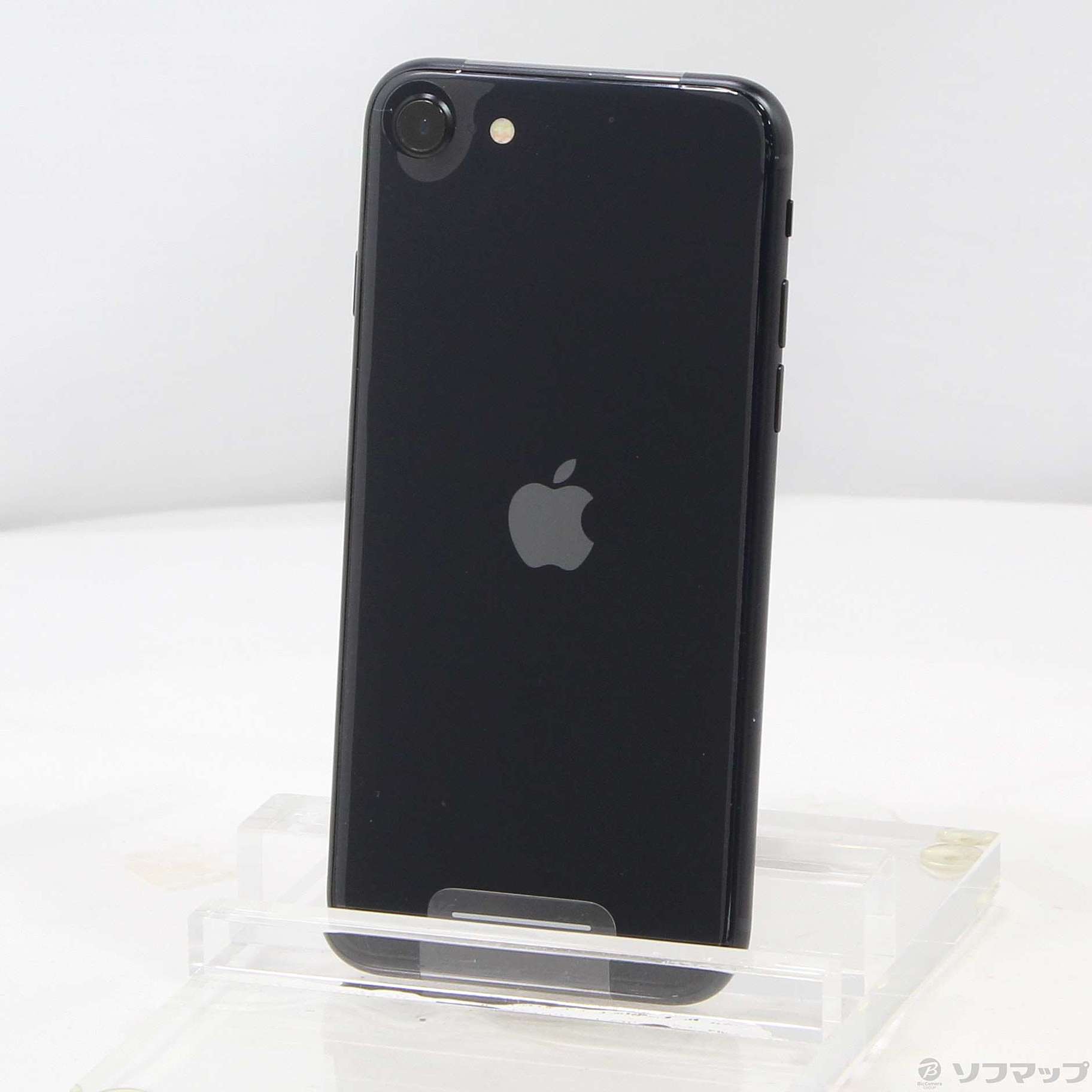 中古】iPhone SE 第3世代 128GB ミッドナイト MMYF3J／A SIMフリー