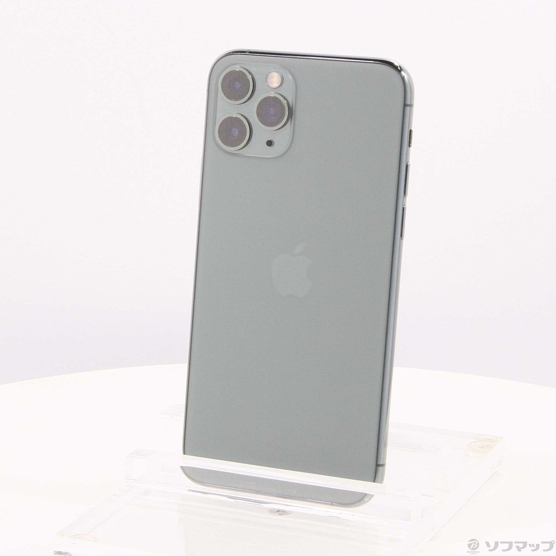 中古】iPhone11 Pro 256GB ミッドナイトグリーン MWCC2J／A SIMフリー