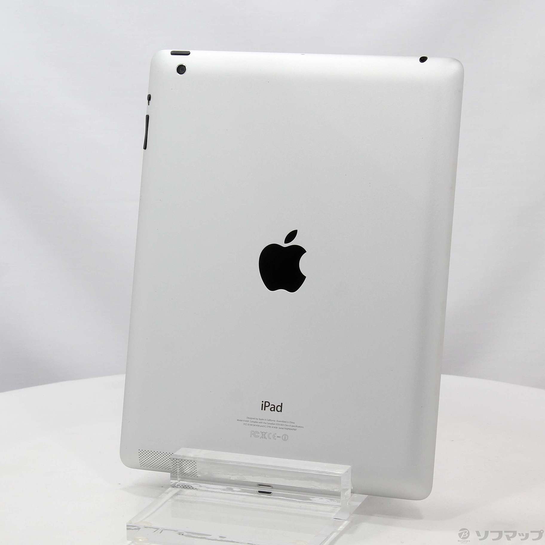 中古】iPad 第4世代 64GB ホワイト MD515J／A Wi-Fi [2133047250096