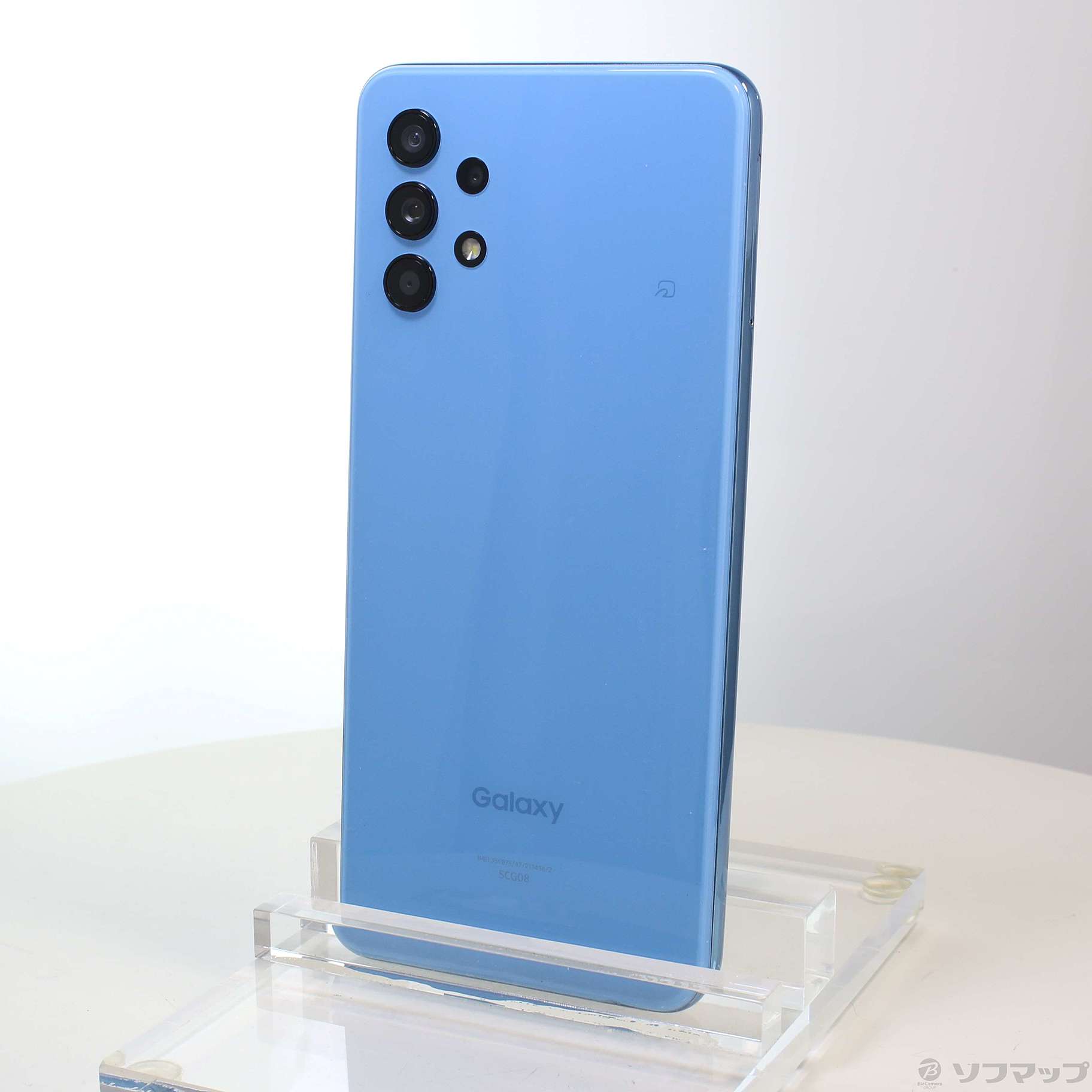 中古】Galaxy A32 5G 64GB オーサムブルー SCG08 auロック解除SIM