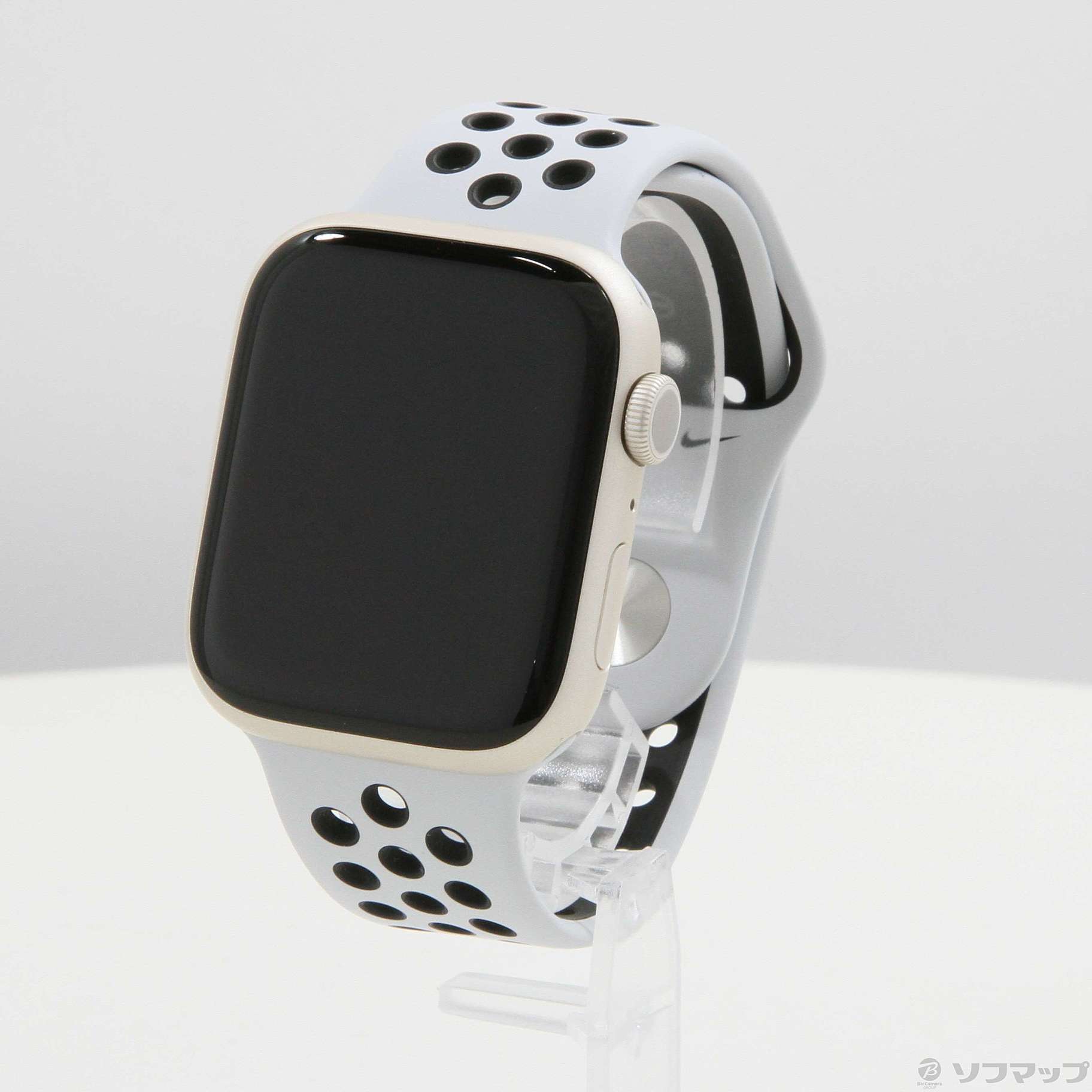 中古】Apple Watch Series 7 Nike GPS 45mm スターライトアルミニウム