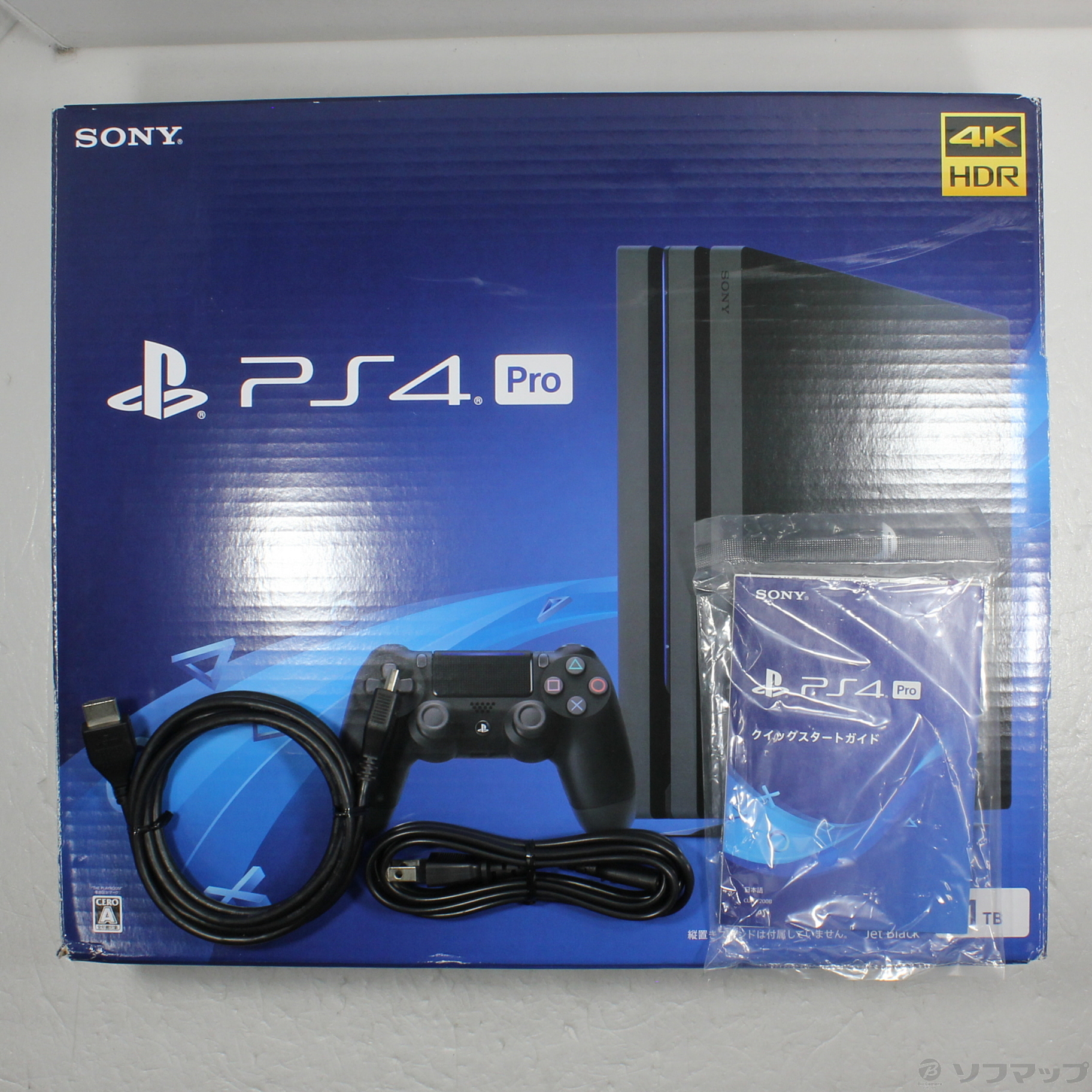 中古】PlayStation 4 Pro ジェット・ブラック 1TB CUH-7200BB01 [2133047267537] -  リコレ！|ビックカメラグループ ソフマップの中古通販サイト