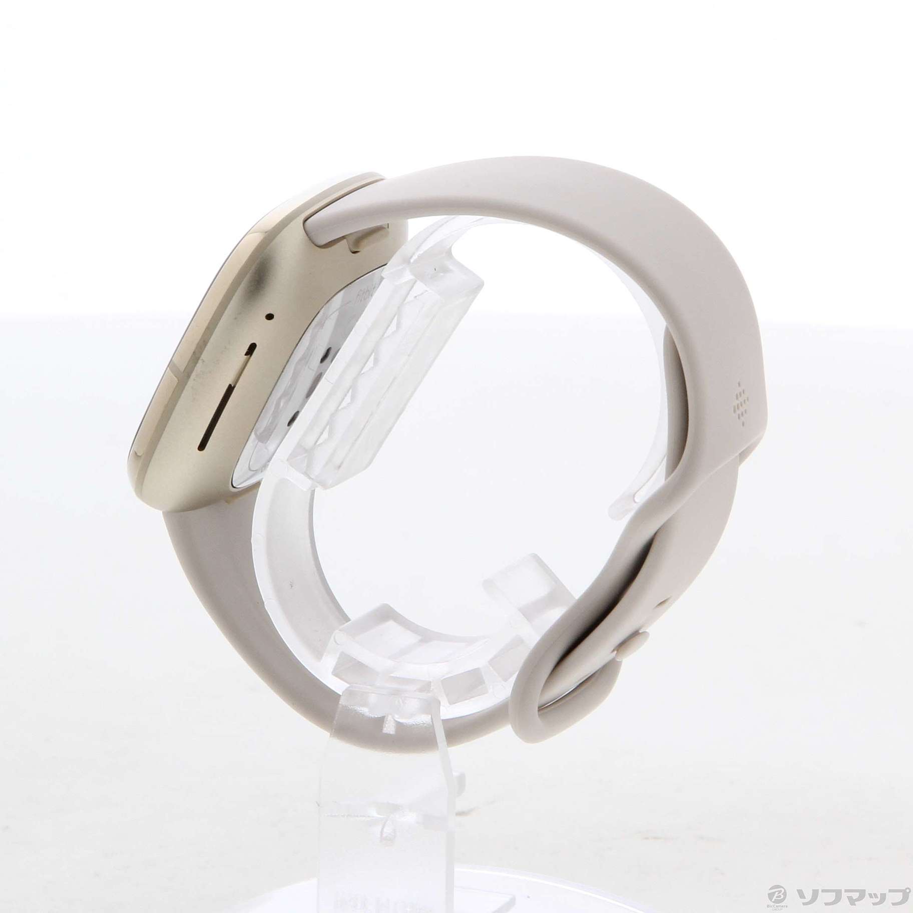 中古】〔展示品〕 Fitbit Sense FB512GLWT-FRCJK ルナホワイト／ソフト