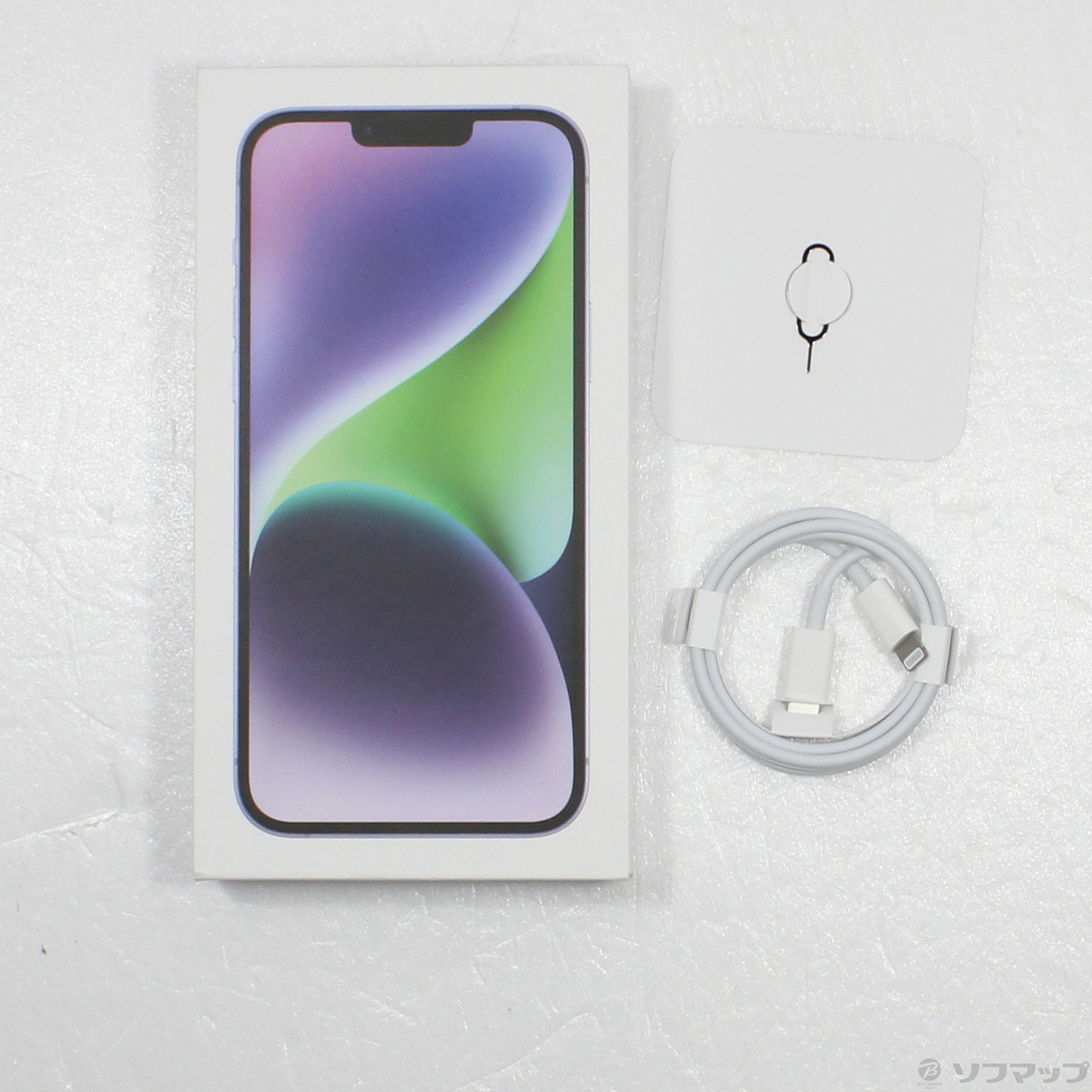 中古】iPhone14 Plus 128GB パープル MQ4E3J／A SIMフリー