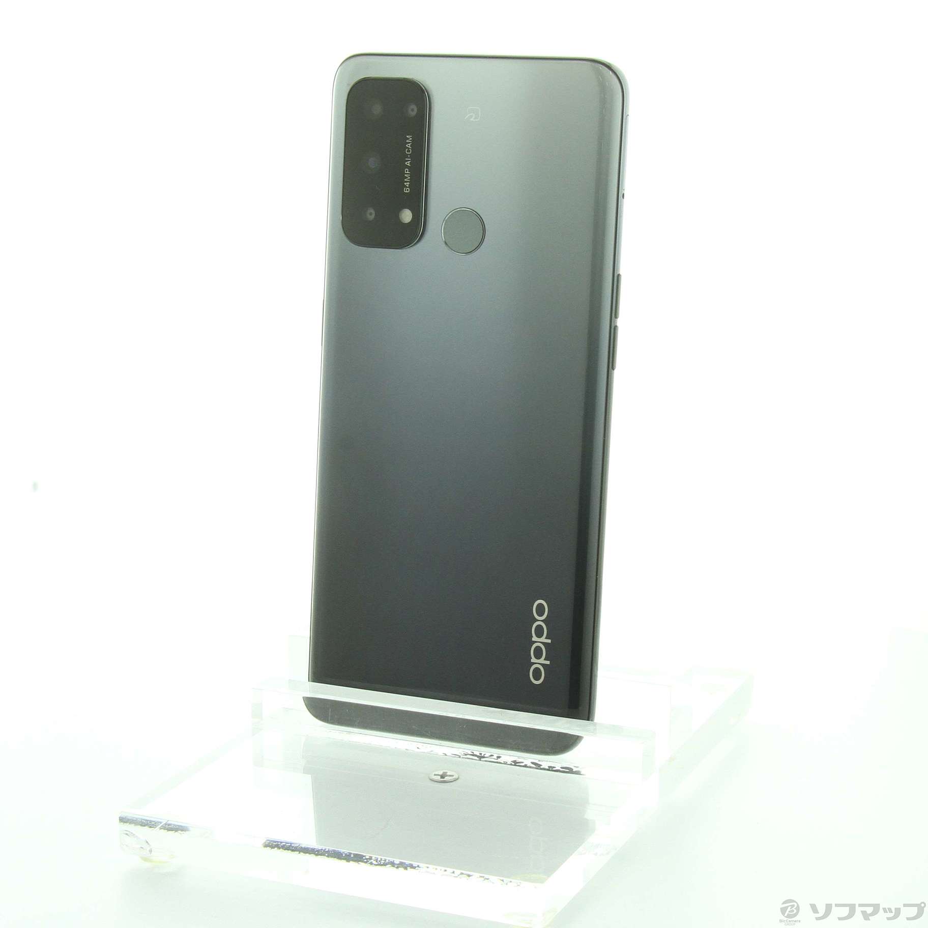 中古品〕 OPPO Reno5 A 128GB シルバーブラック A101OP Y!mobile｜の