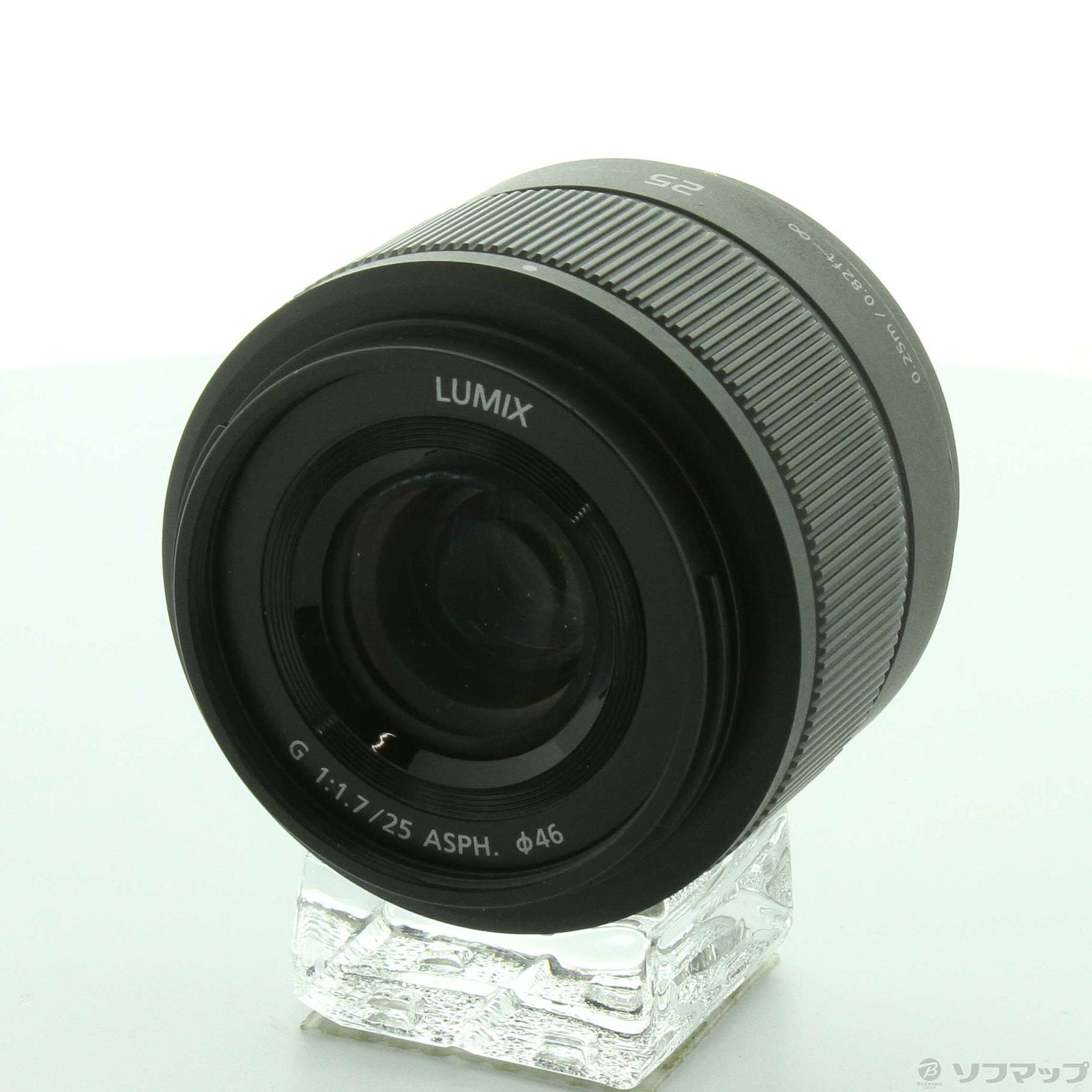 中古】LUMIX G 25mm F1.7 ASPH. H-H025 ブラック [2133047290818