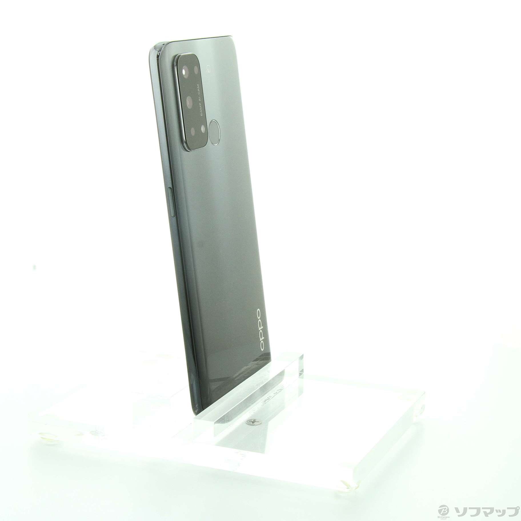 中古】OPPO Reno5 A 128GB シルバーブラック A103OP Y!mobile