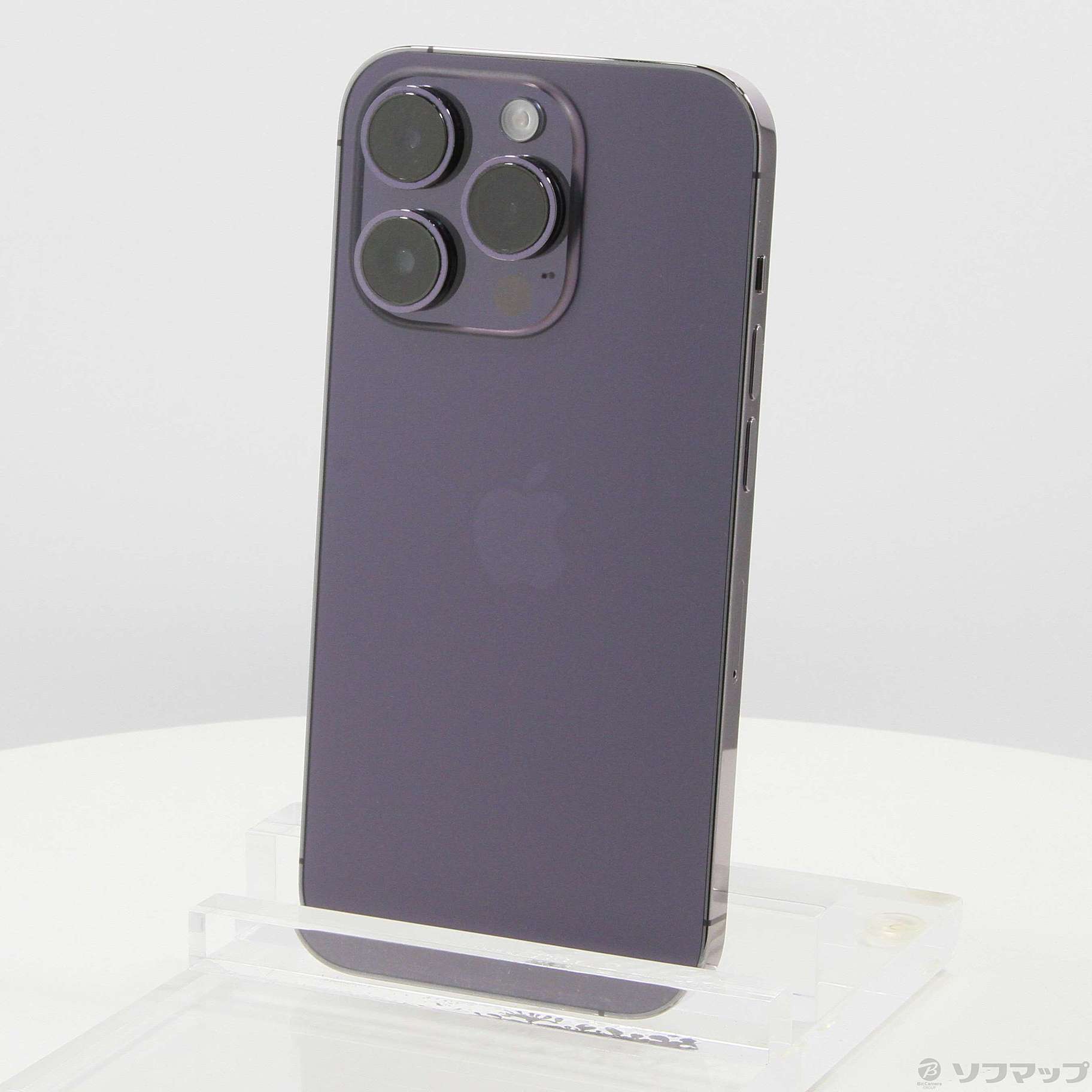 中古】iPhone14 Pro 128GB ディープパープル MQ0F3J／A SIMフリー