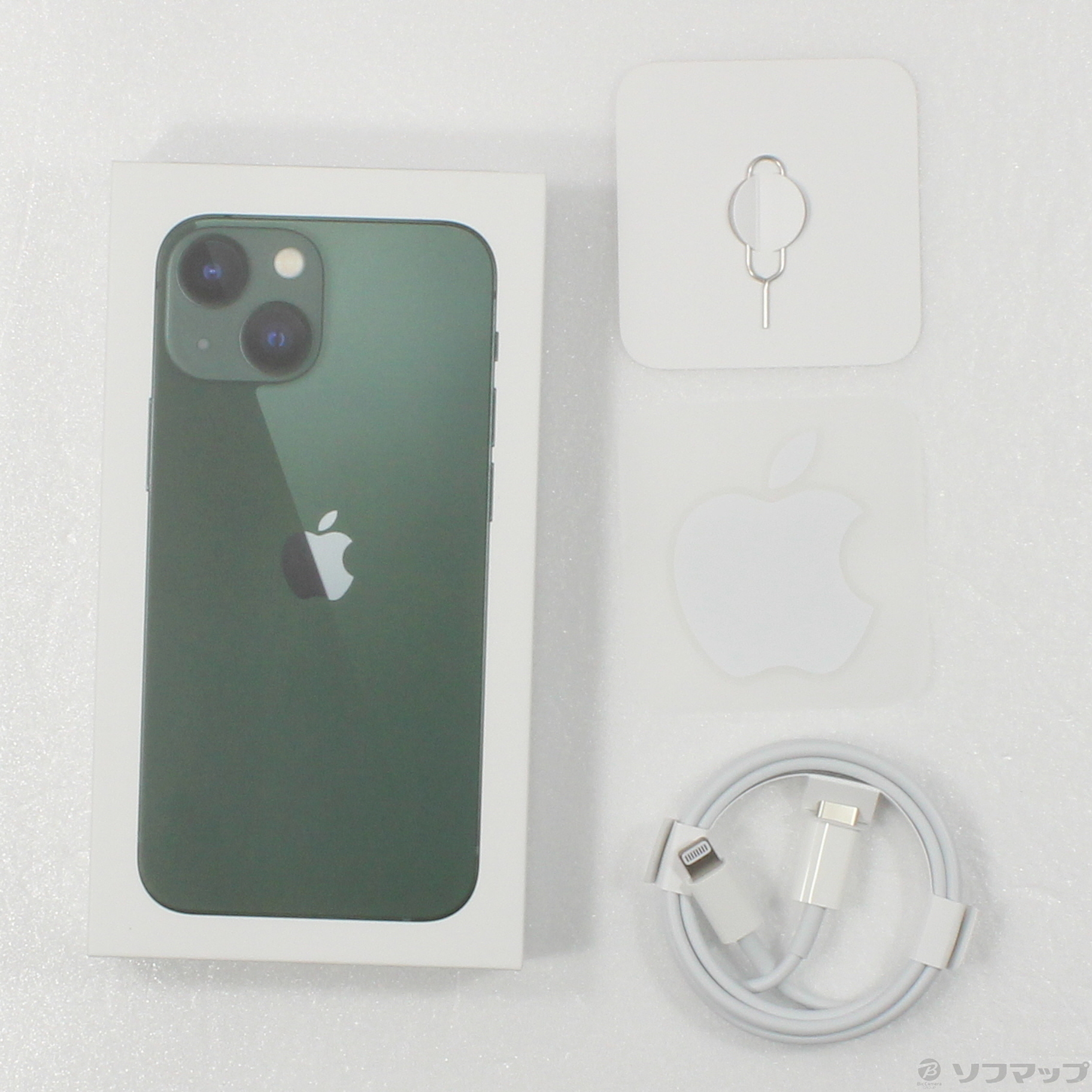 中古】iPhone13 mini 128GB グリーン MNFC3J／A SIMフリー