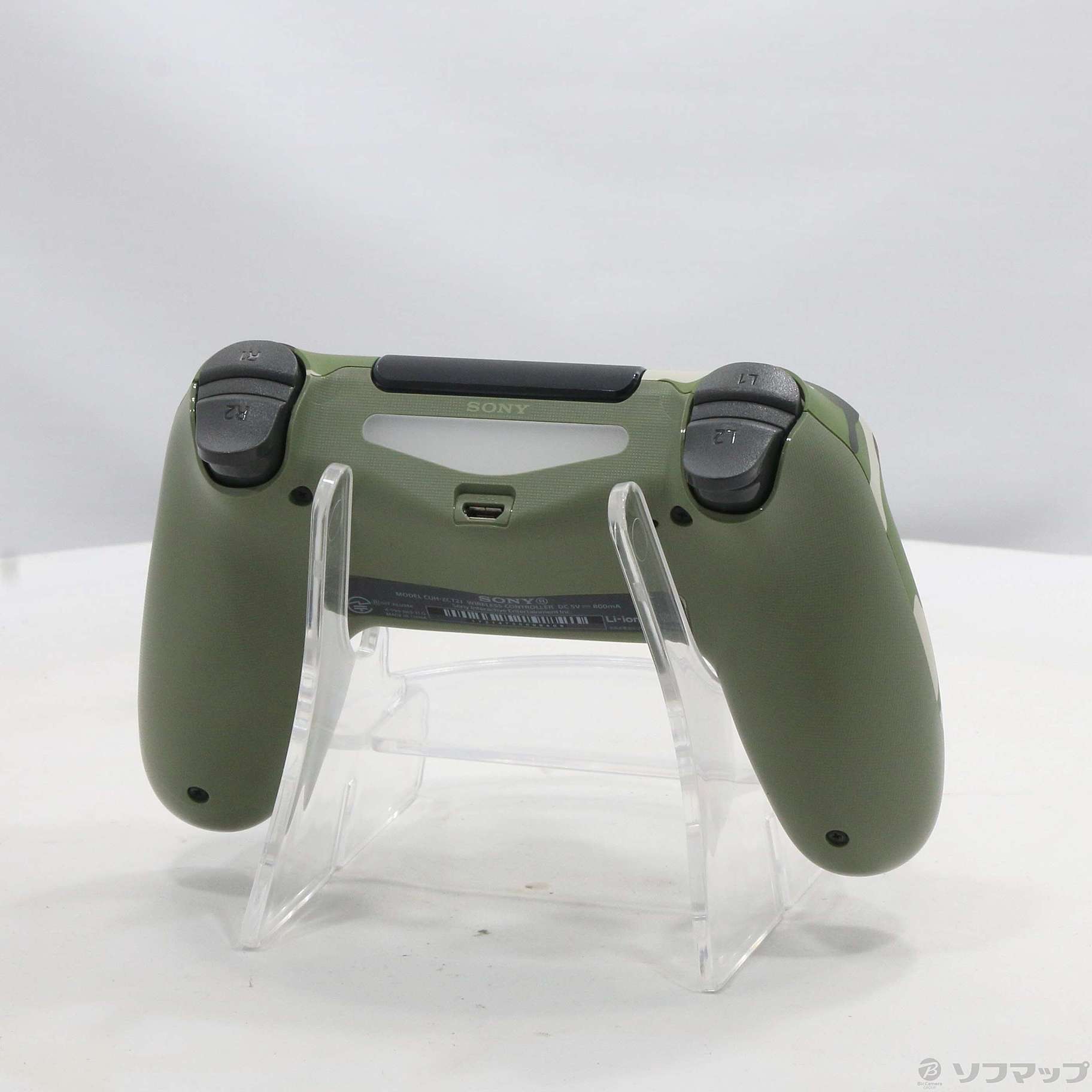 ワイヤレスコントローラー DUALSHOCK4 グリーン・カモフラージュ 【PS4】