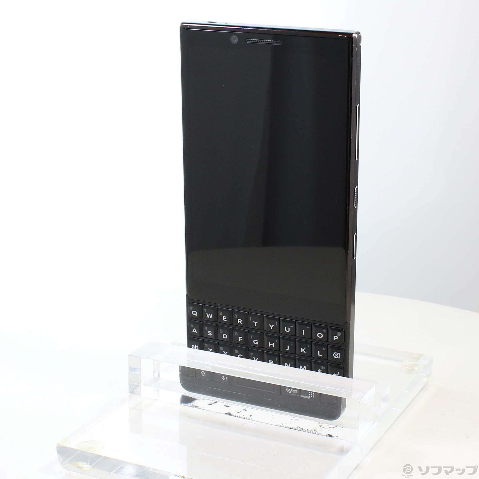 中古】BlackBerry KEY2 128GB ブラック BBF1009 SIMフリー