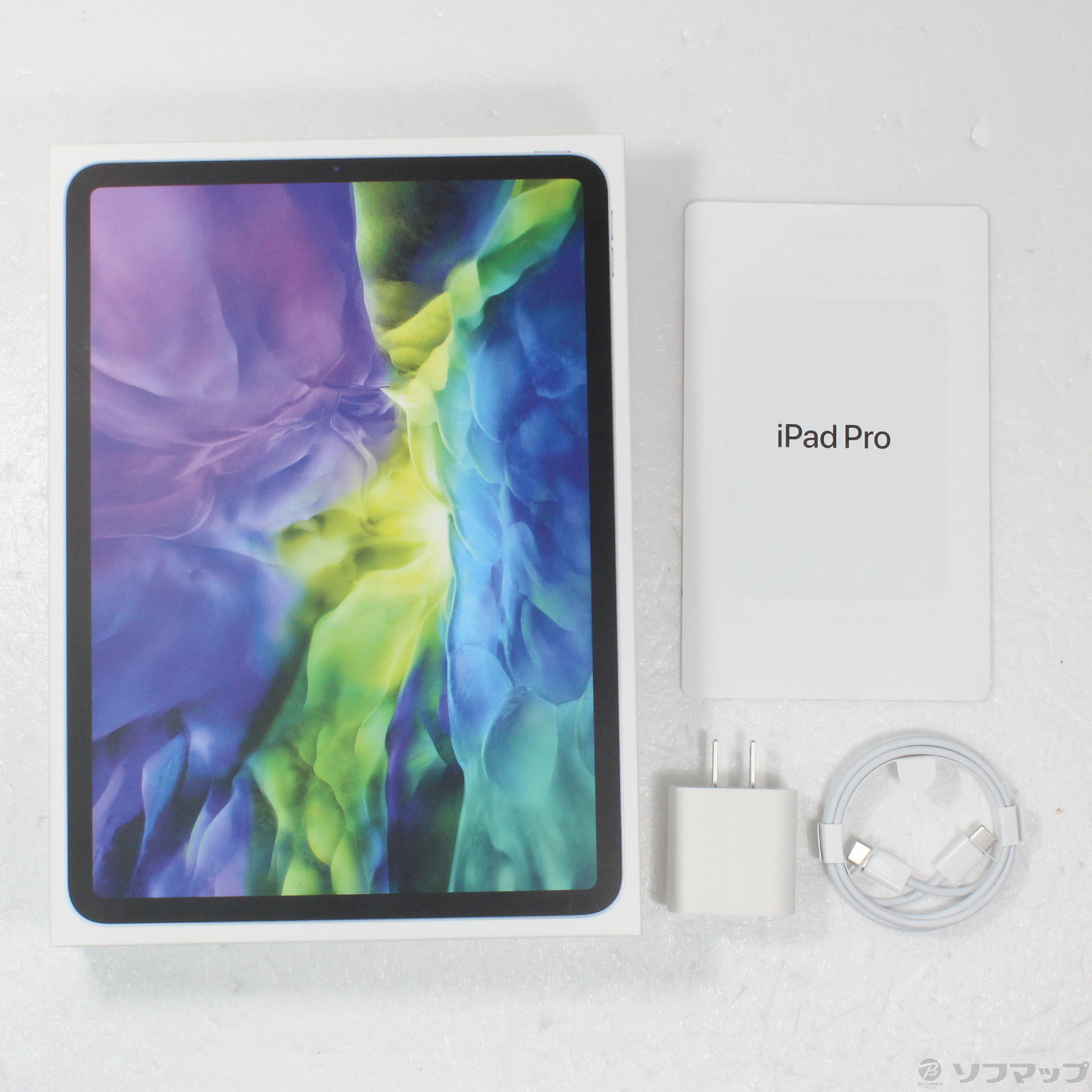 ムスビー｜iPad Pro 11 第2世代 128GB シルバー WiFi 付属品完備【iPad Pro 11インチ（第２世代）  Wi-Fiモデル】￥69,800
