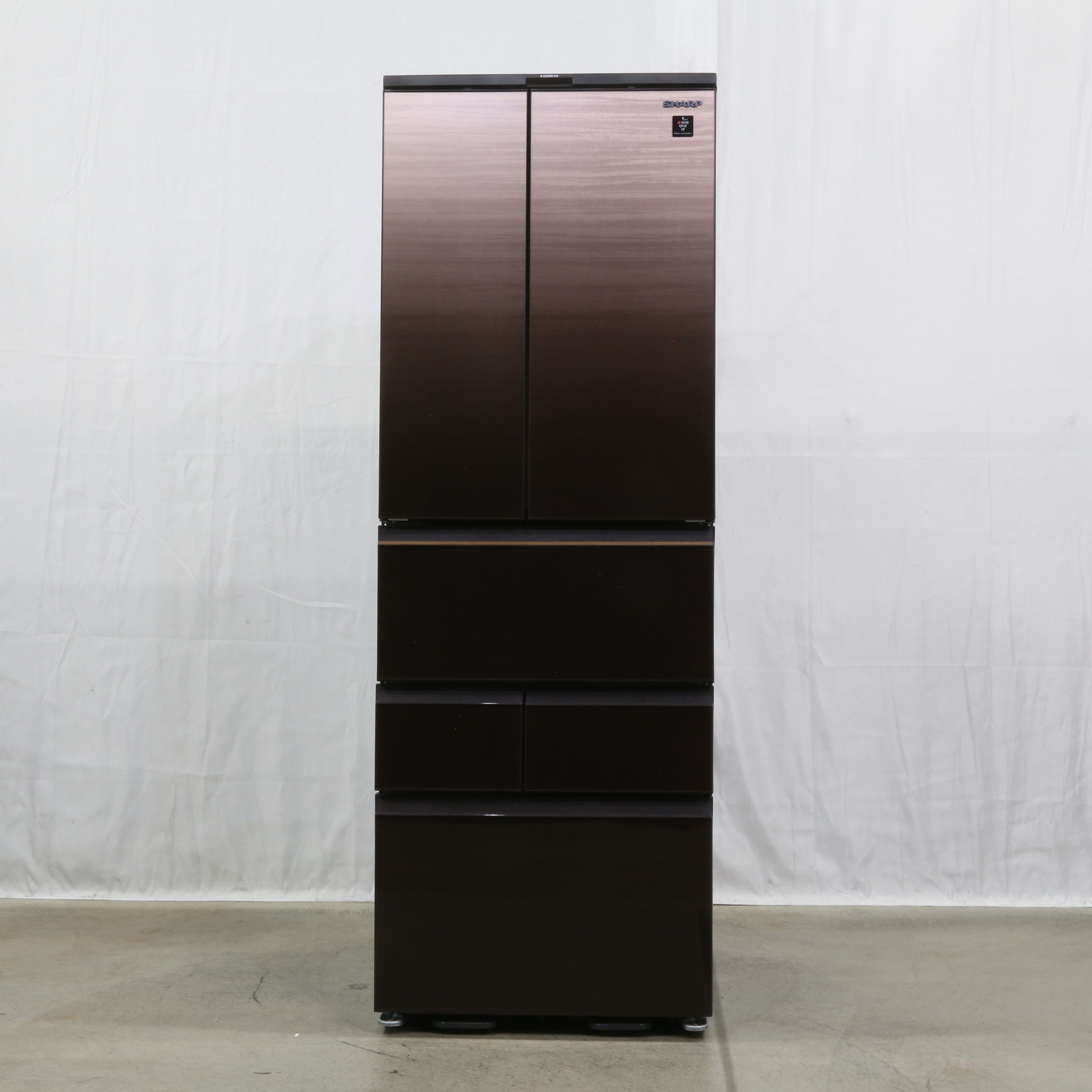 中古】〔展示品〕 冷蔵庫 グラデーションウッドブラウン SJ-GK50J-T 