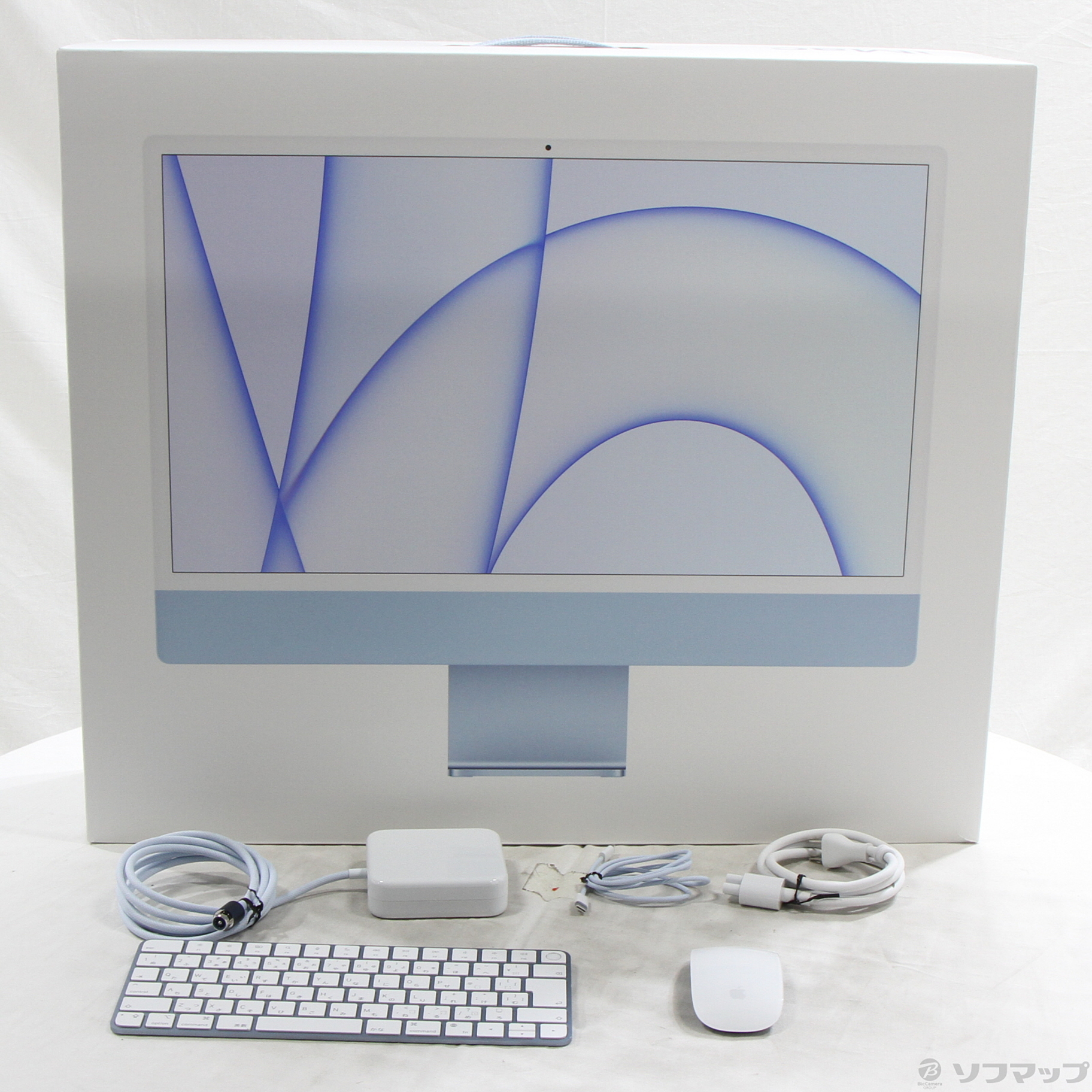 中古品〕 iMac 24-inch Mid 2021 MGPK3J／A Apple M1 8コアCPU_8コア