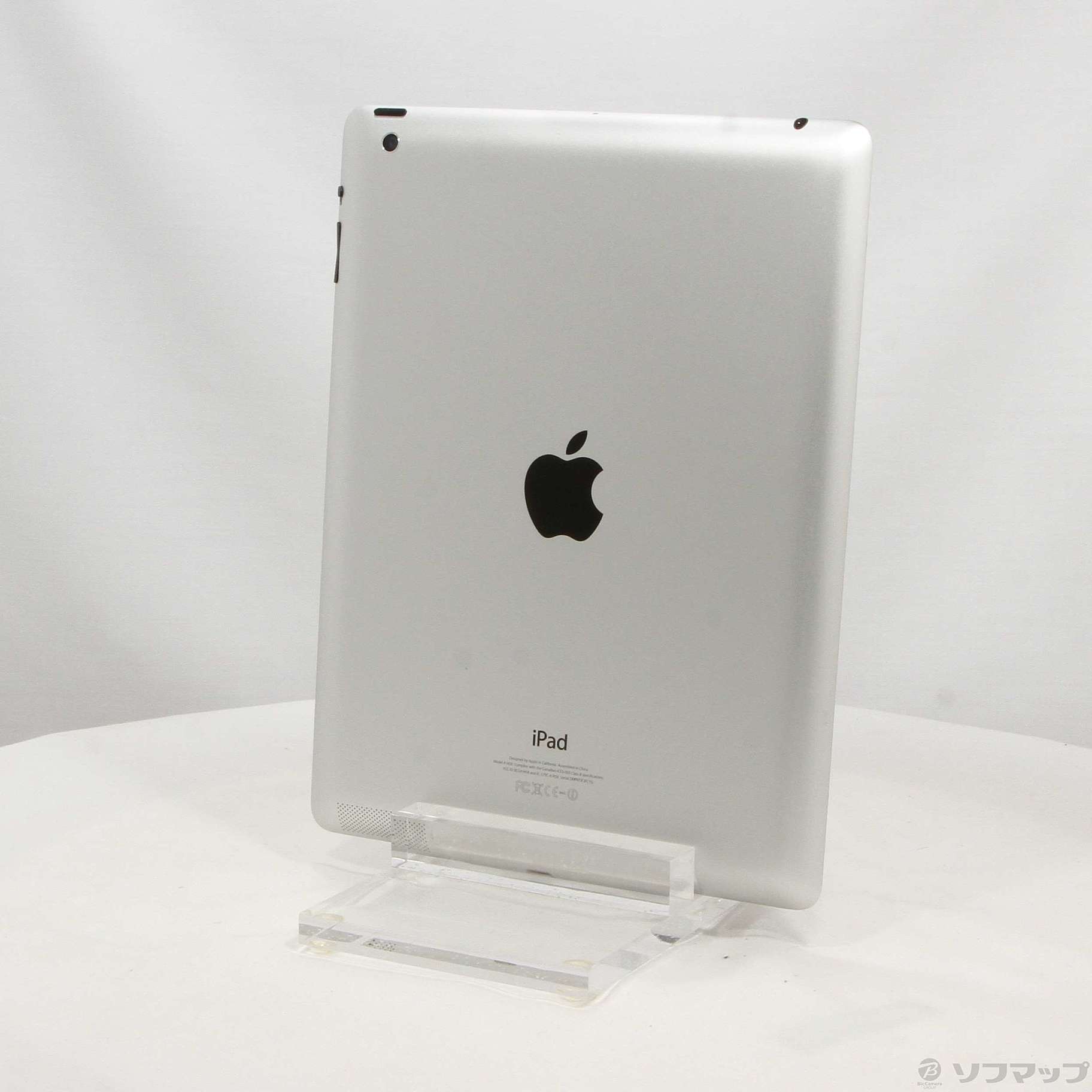 中古】iPad 第4世代 128GB ホワイト ME393J／A Wi-Fi [2133047325022