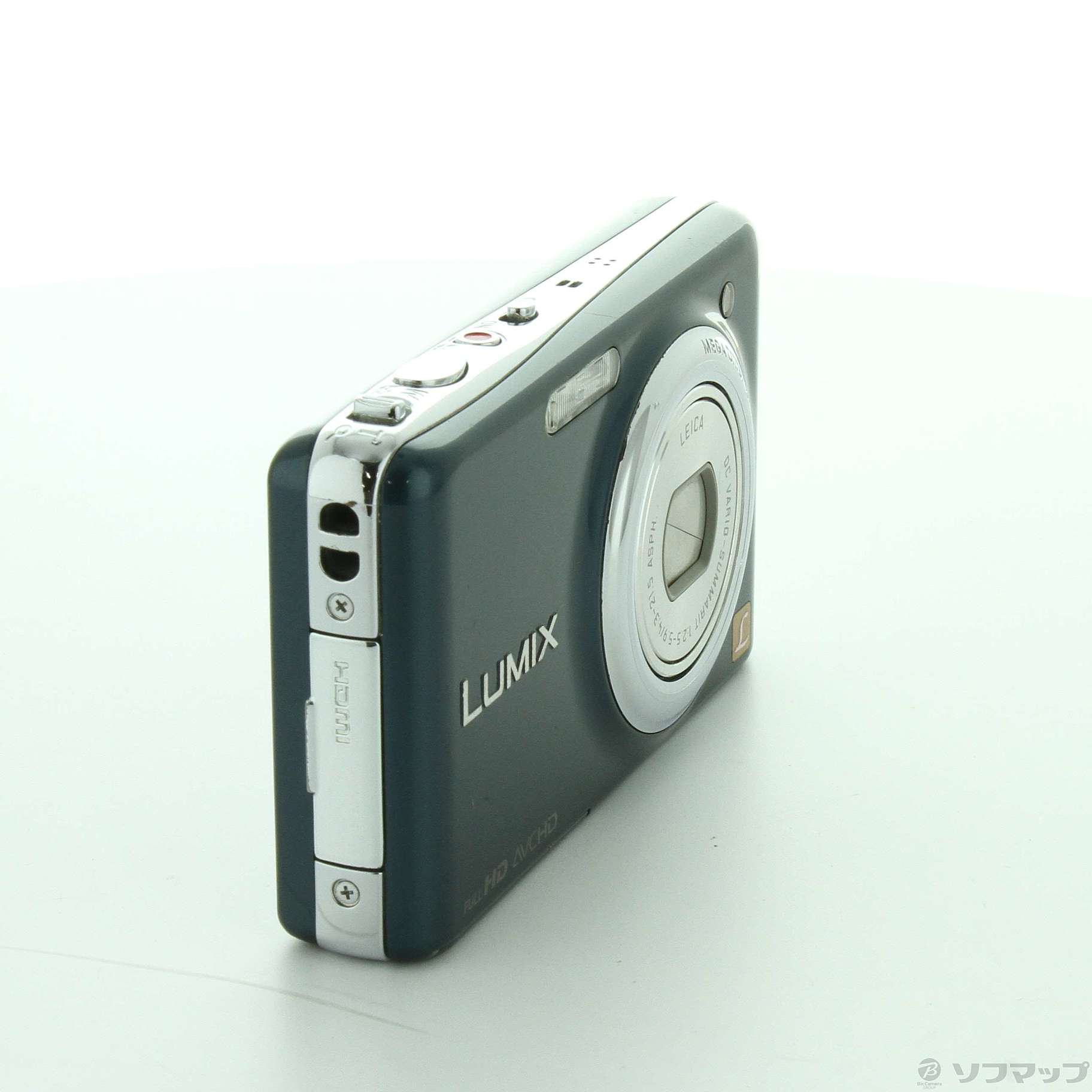 LUMIX DMC-FX77-A (1210万画素／5倍／スエードブルー／SDXC)