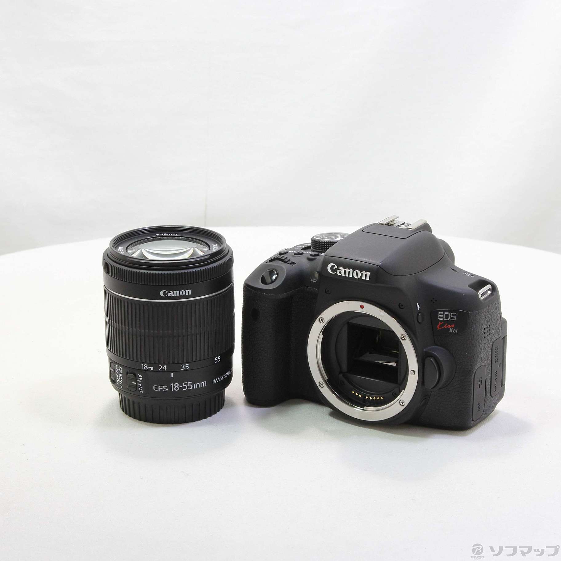 キヤノンEFマウント有効画素数Canon  EOS KISS X8i (W) EF-S18-55 IS