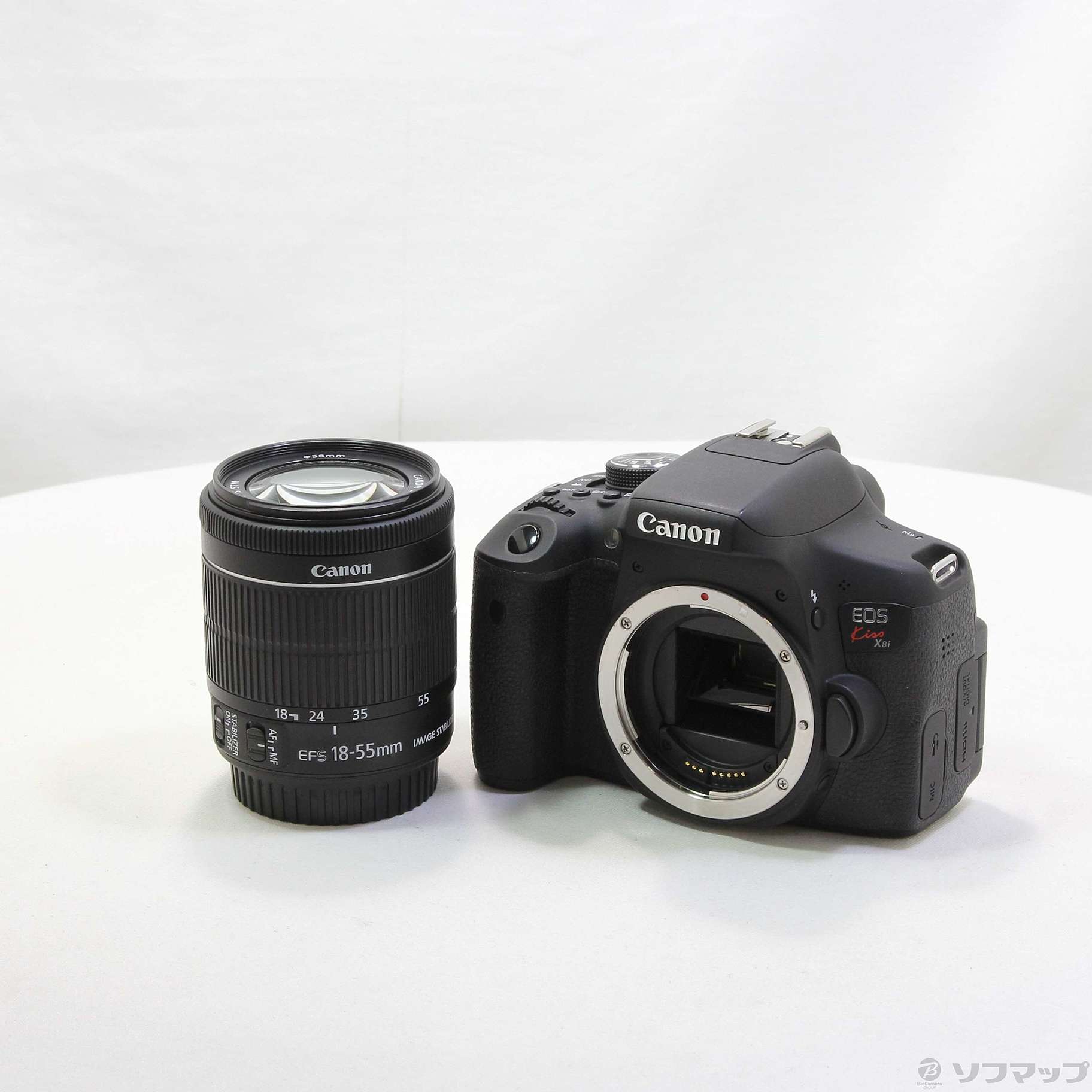 中古】EOS Kiss X8i EF-S18-55 IS STM レンズキット [2133047354619